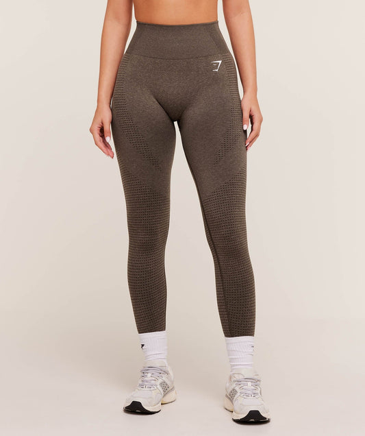 Gymshark Vital Seamless 2.0 Leggings - Penny Brown Marl