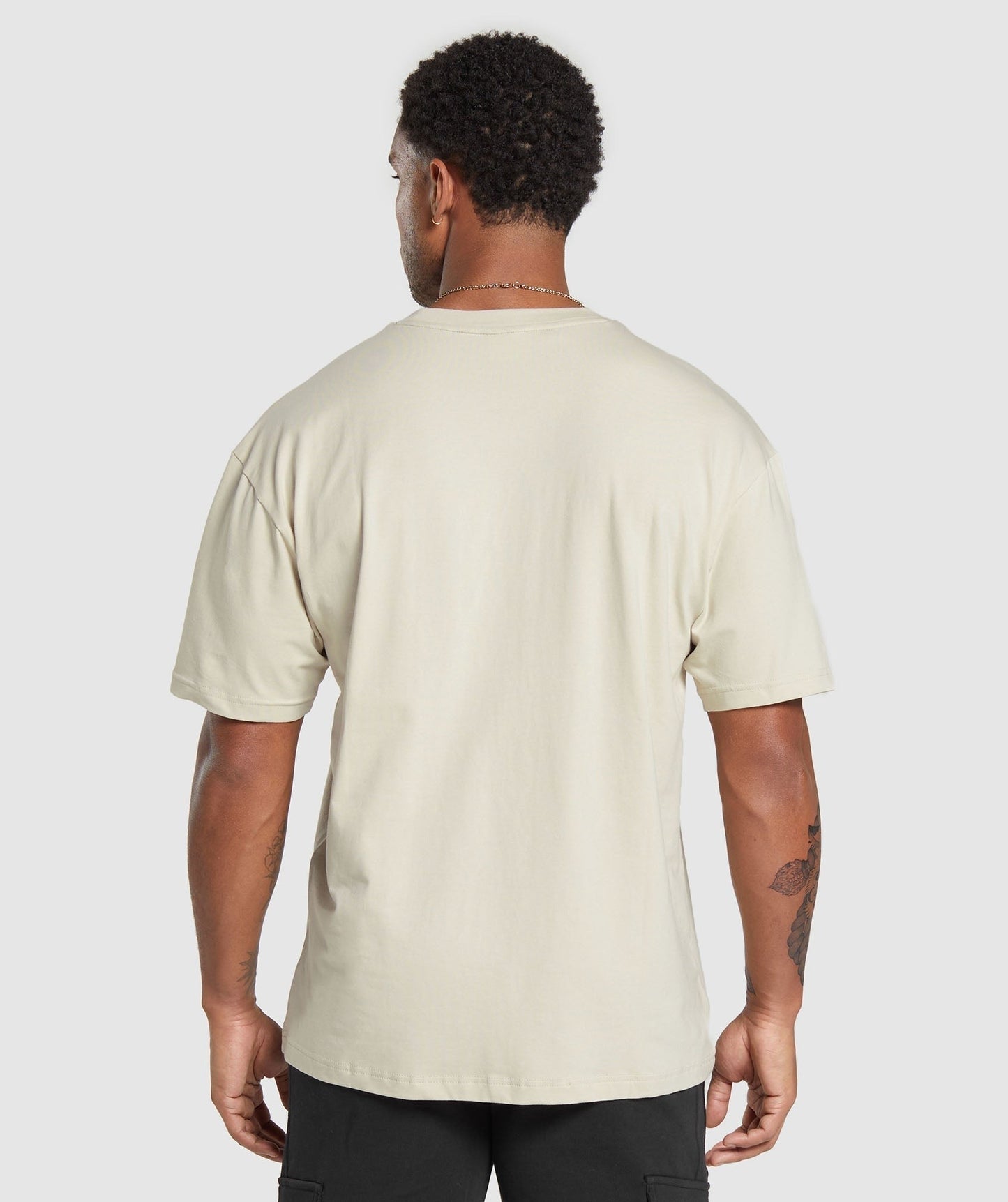 Gymshark Essential Oversized T-Shirt - Pebble Grey