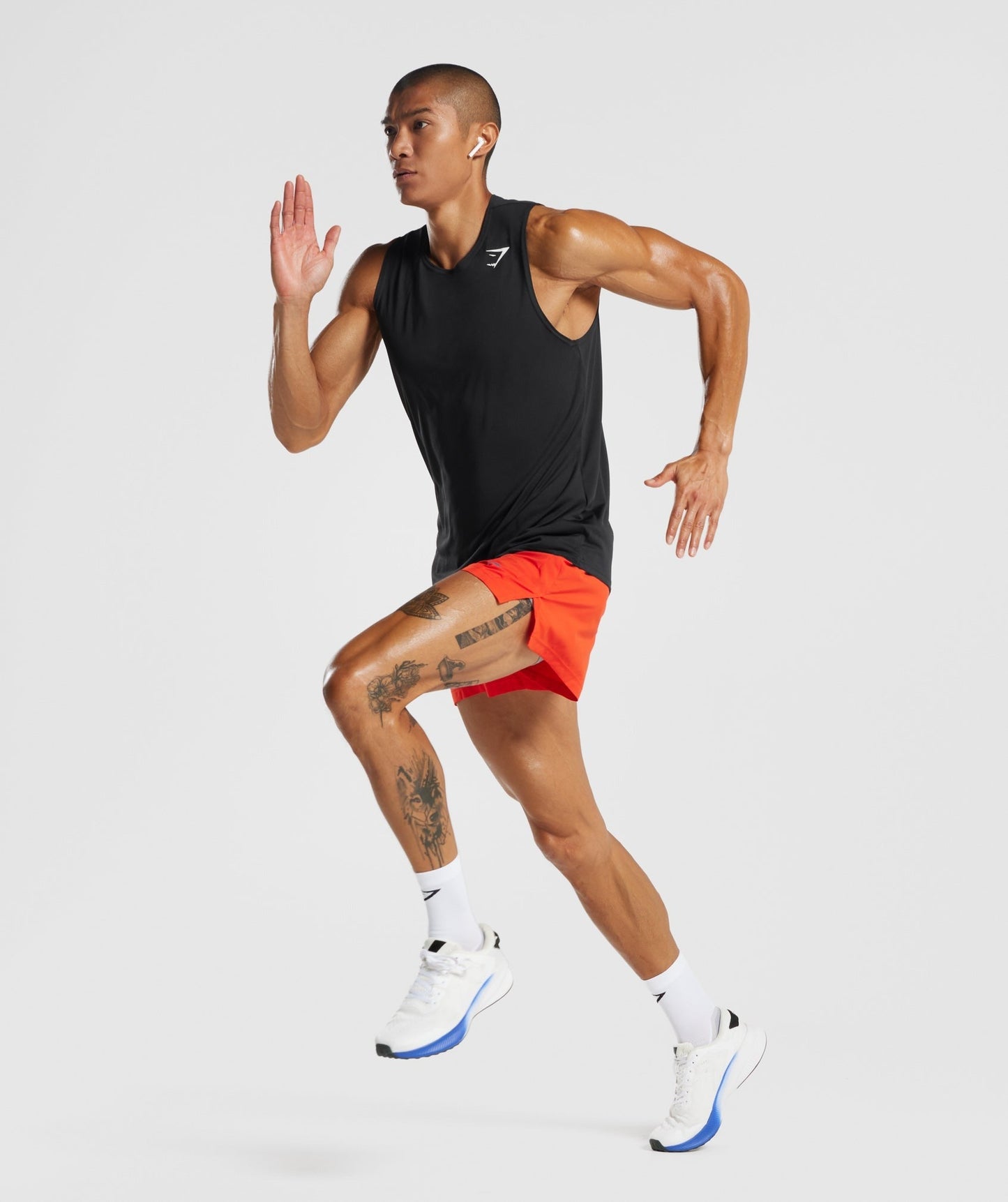 Gymshark Sport Run 3" Short - Electric Orange