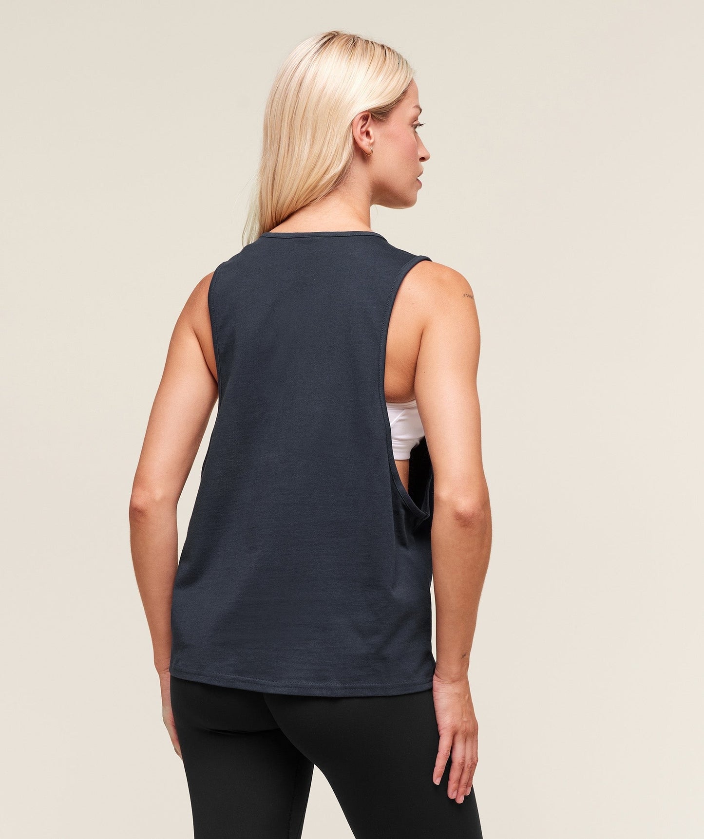Gymshark Training Drop Arm Tank - Heavy Blue