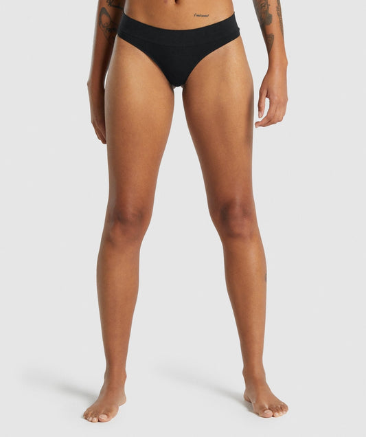 Gymshark Seamless Thong - Black