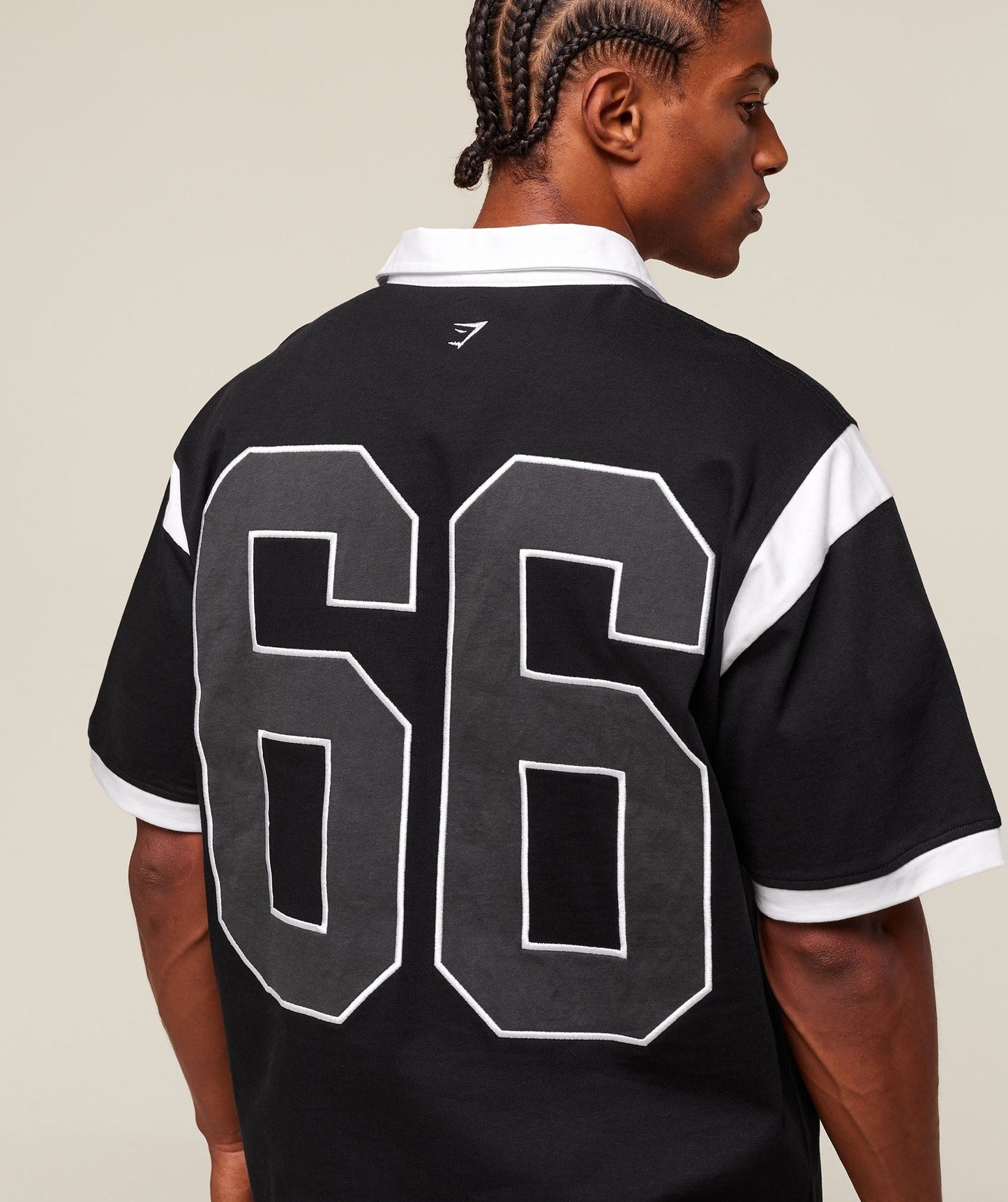 Gymshark GSLC Retro Polo Shirt - Black/White