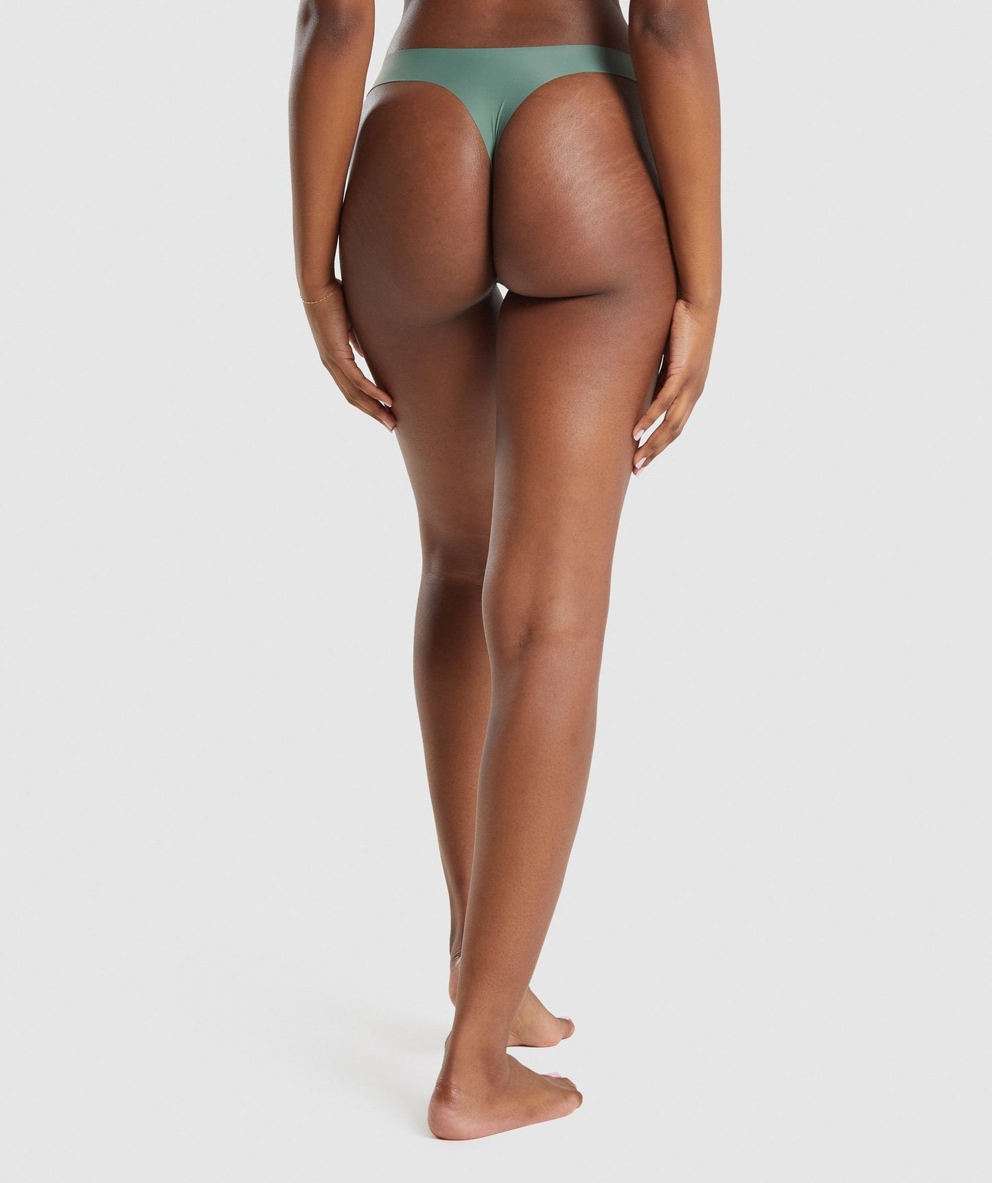 Gymshark No VPL Thong 3pk - Burgundy/Blue Print/Green