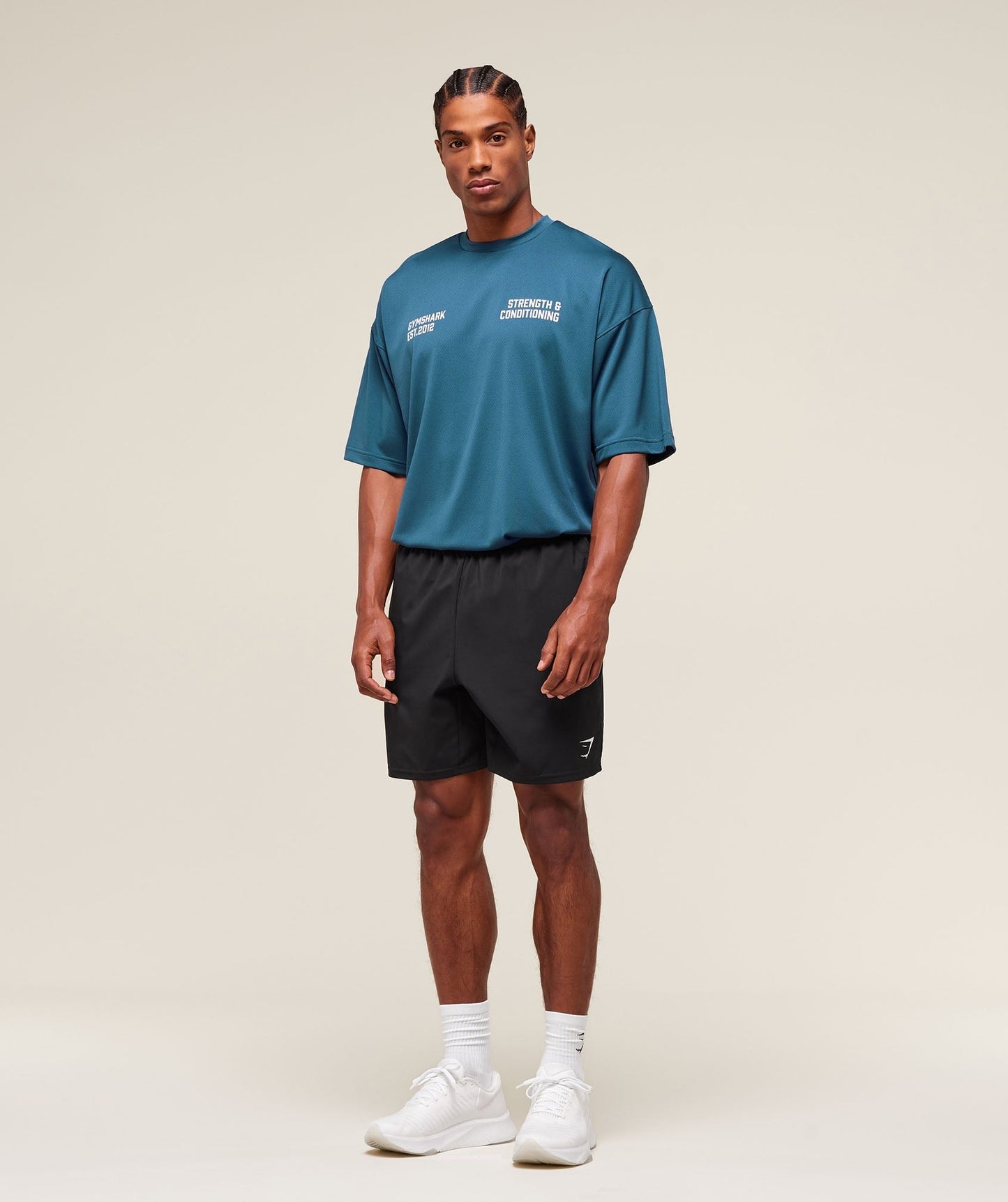 Gymshark S&C Graphic T-Shirt - Success Blue