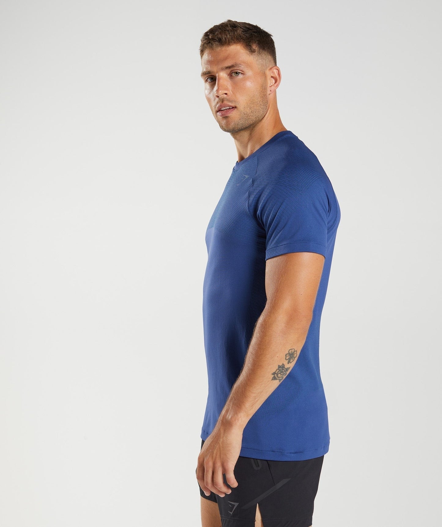 Gymshark Apex Seamless T-Shirt - Stellar Blue/Lakeside Blue
