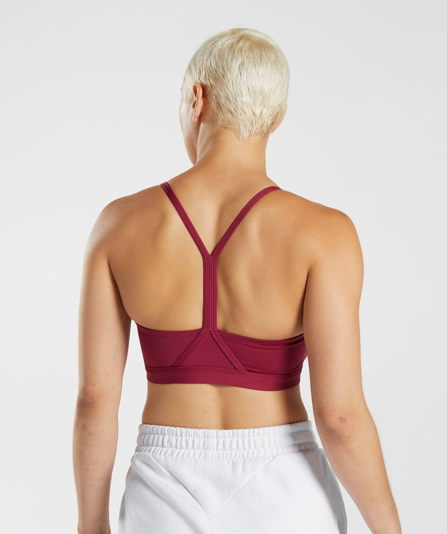Gymshark V Neck Sports Bra - Currant Pink
