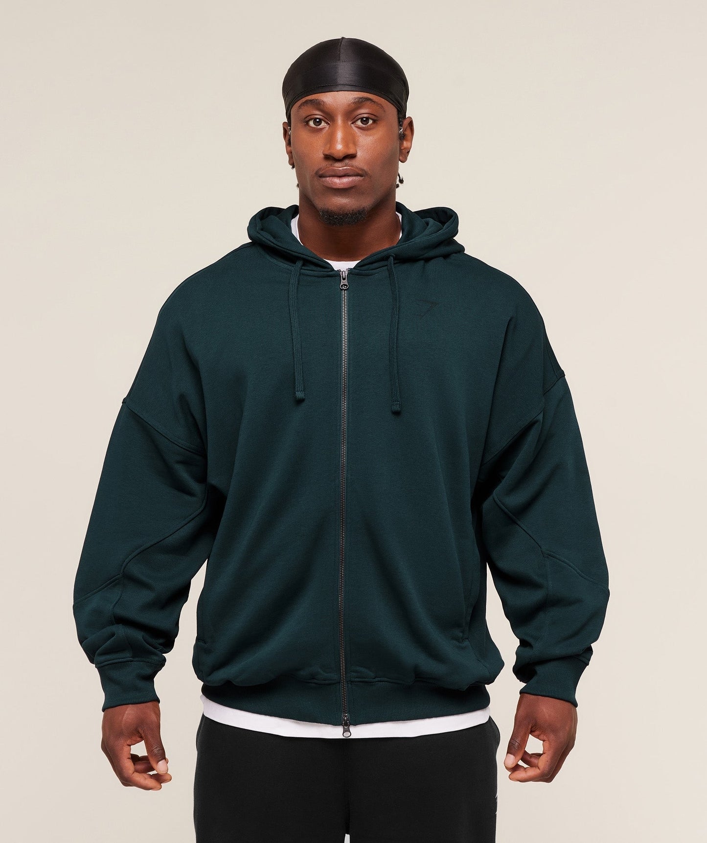 Gymshark Power Zip Up Hoodie - Deep Petrol Blue