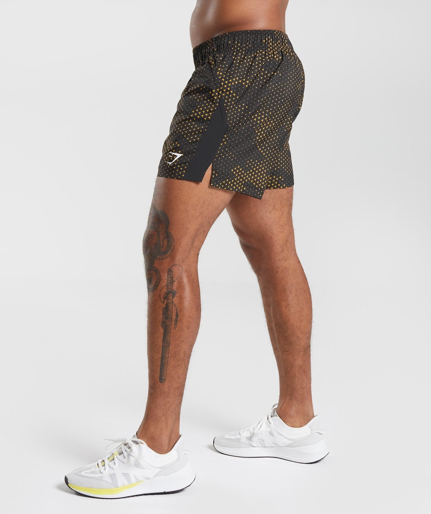 Gymshark Sport 5" Shorts - Turmeric Yellow Print