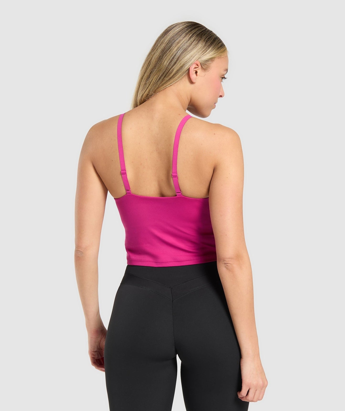 Gymshark Training Cami Tank With Shelf - Winning Pink