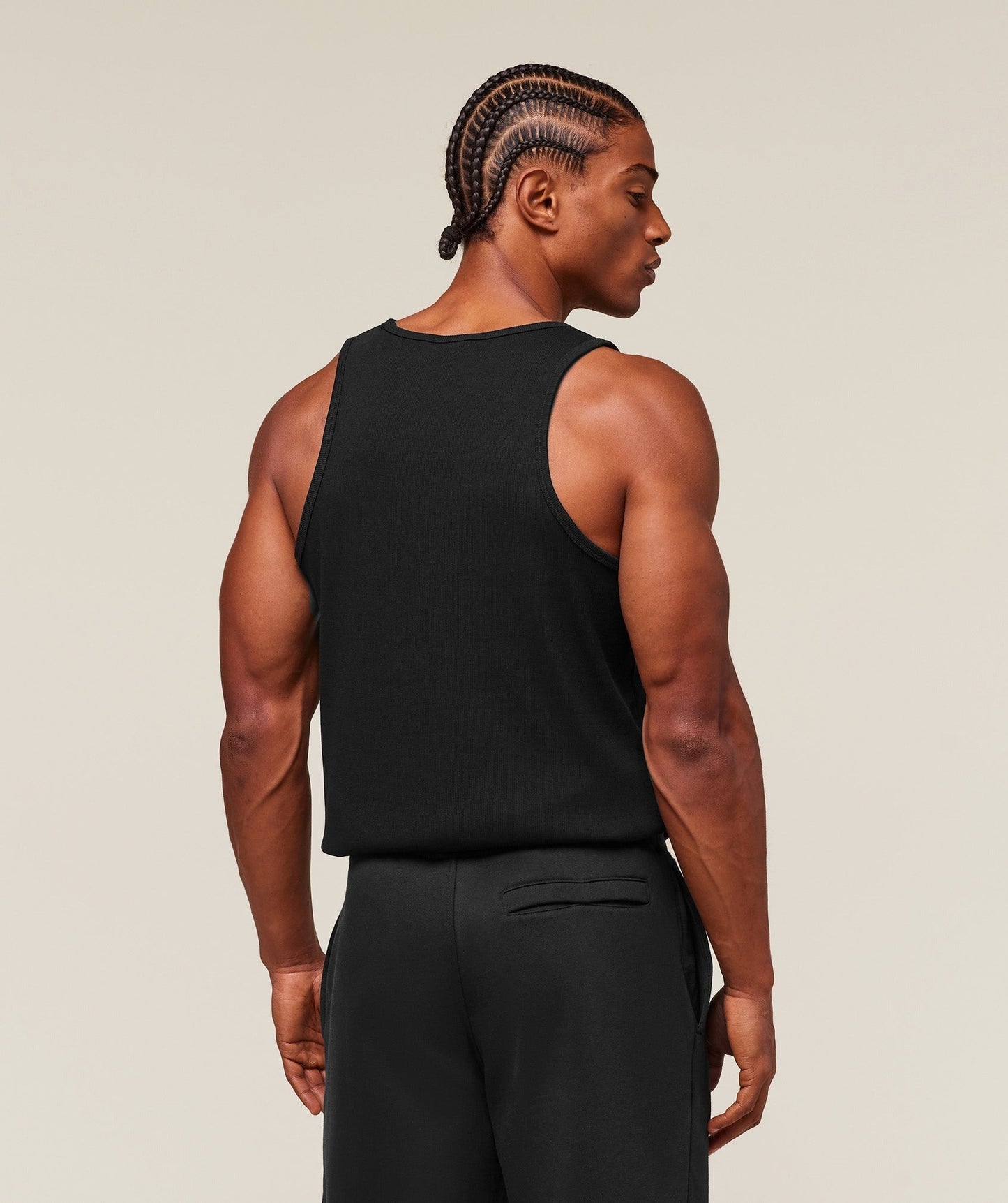 Gymshark Premium Ribbed Tank - Black