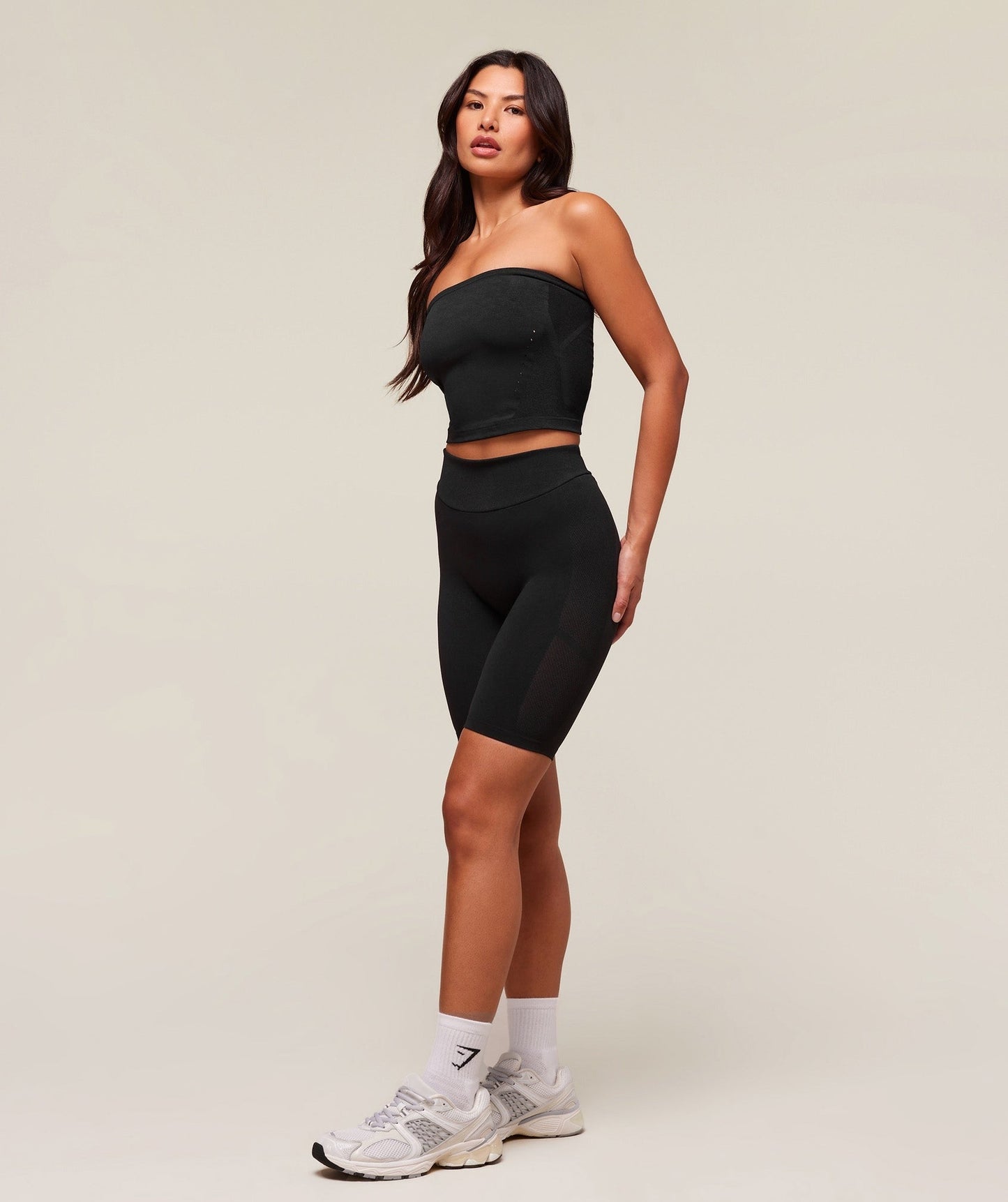 Gymshark everywear Warp Knit Cycling Shortss - Black
