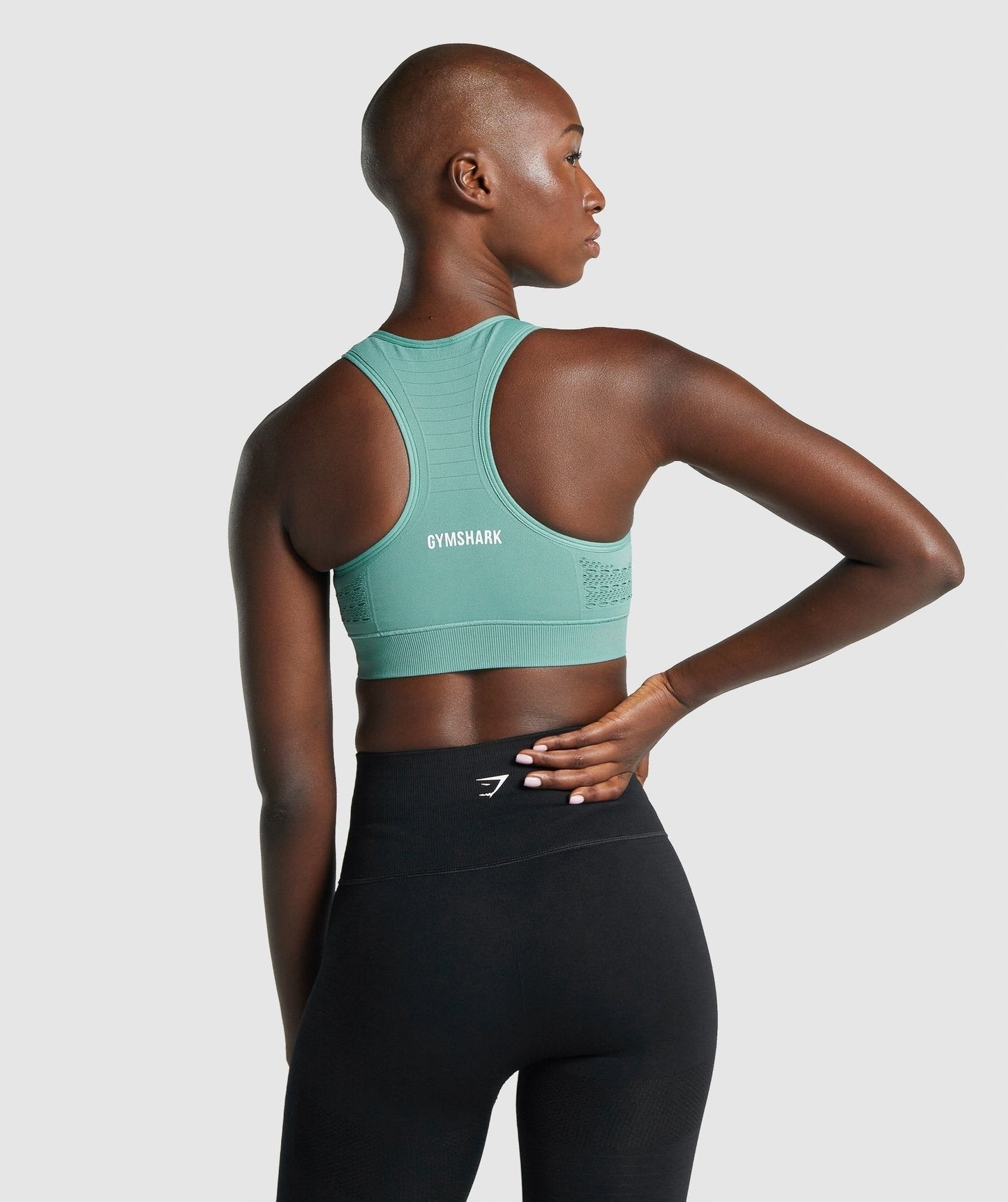 Gymshark Energy Seamless Sports Bra - Light Green