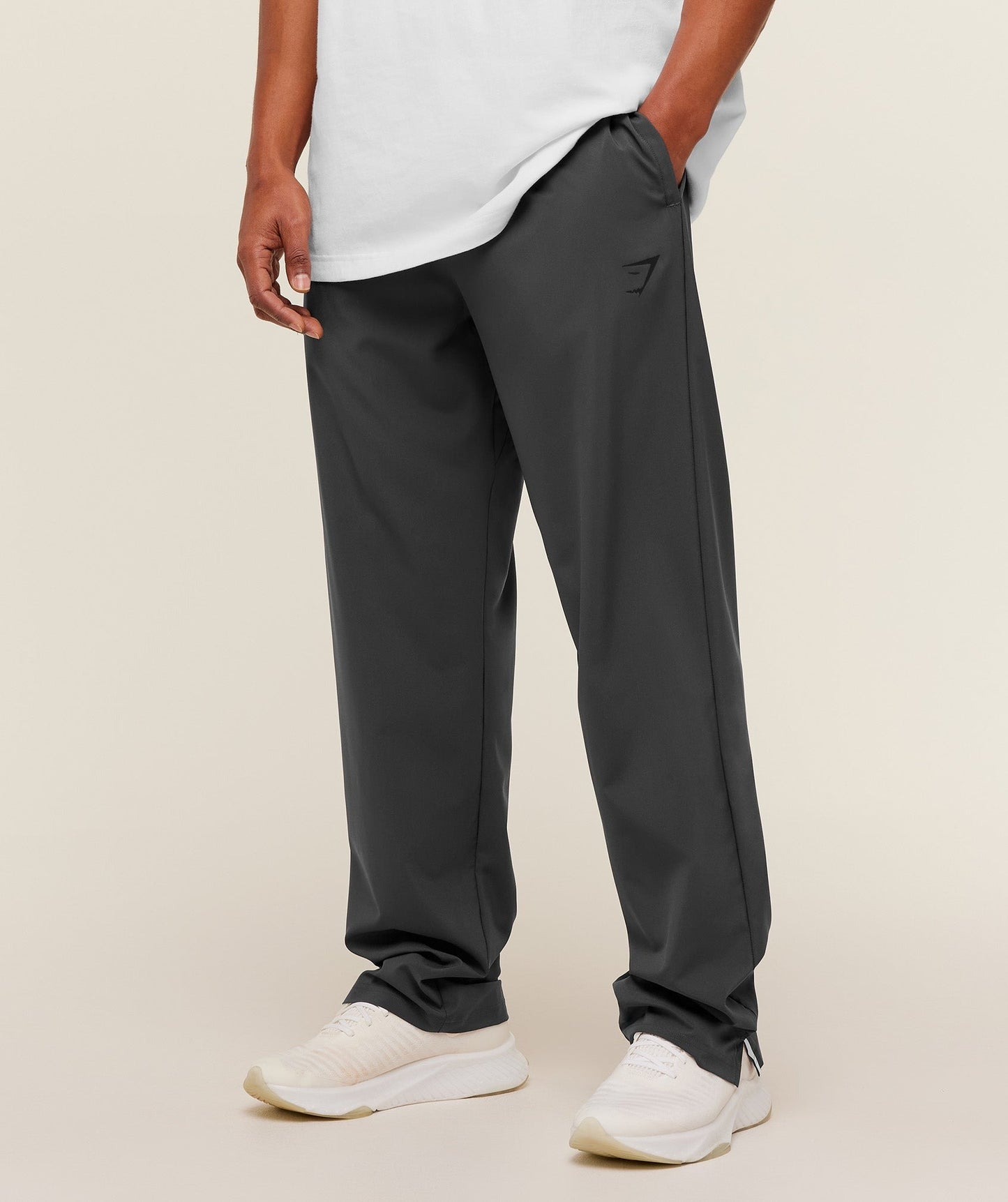 Gymshark Arrival Contrast Pants - Grey/Black