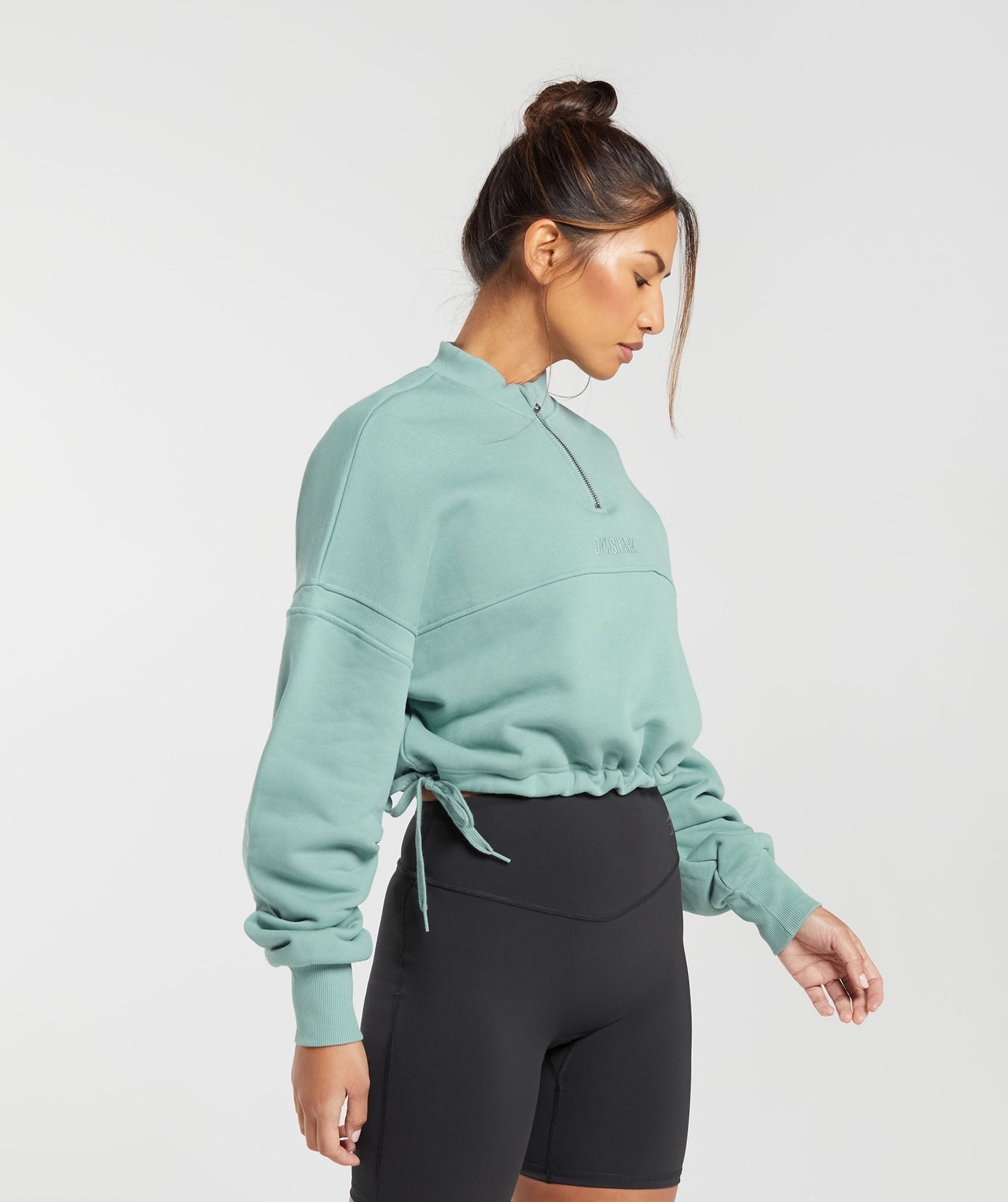 Gymshark Heavyweight Loopback Sweat Pullover - Duck Egg Blue