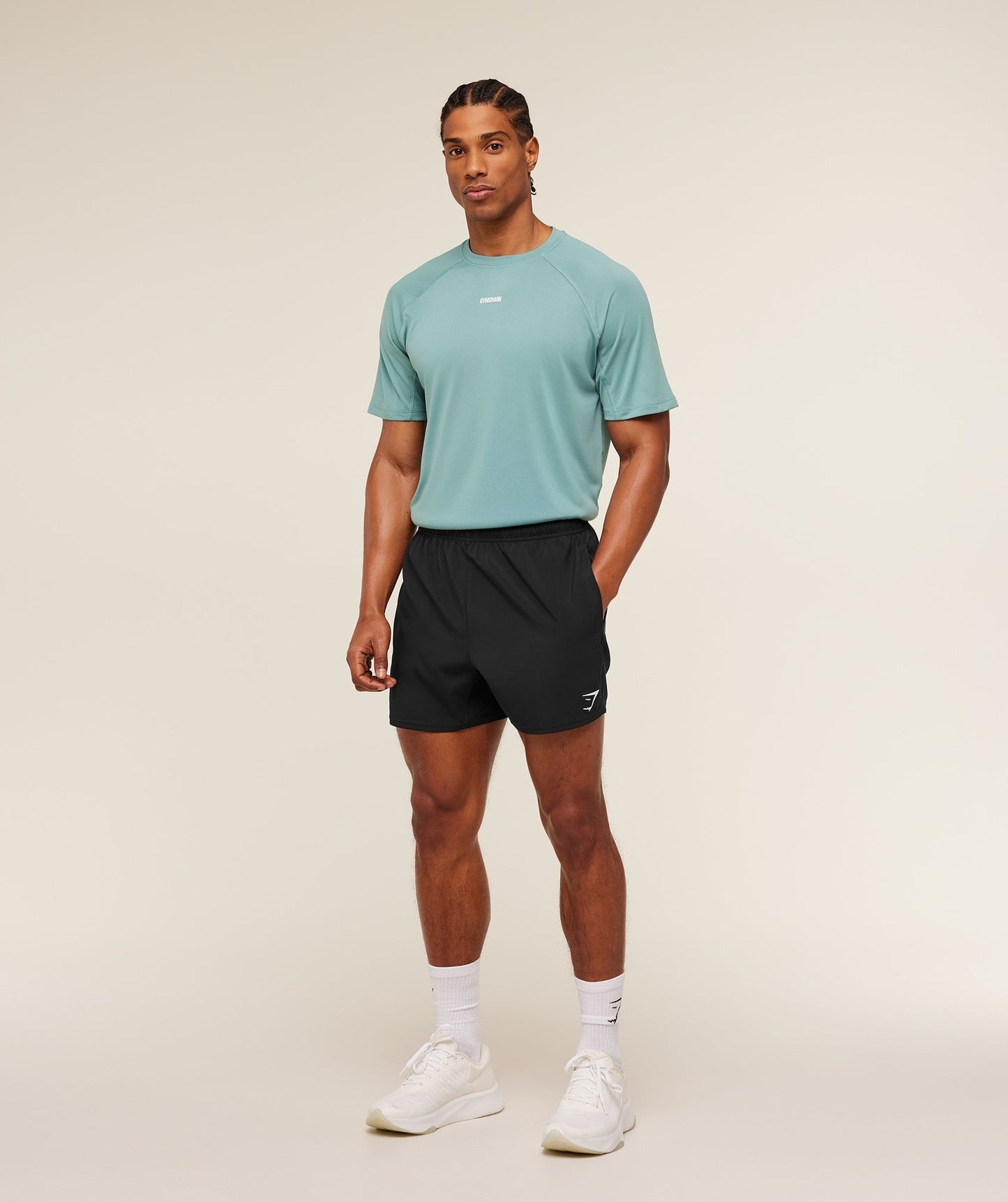 Gymshark Train T-Shirt - Storm Blue