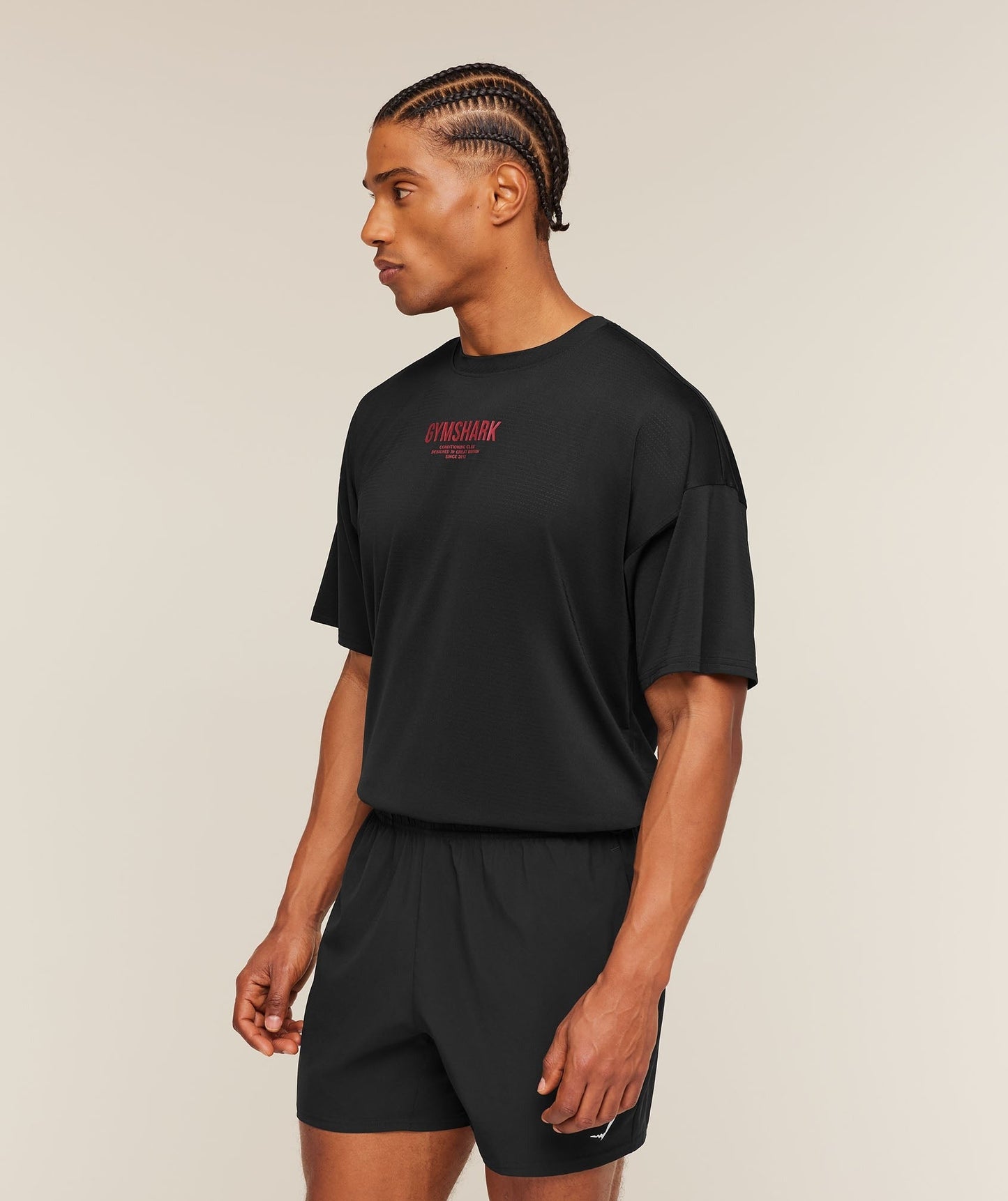 Gymshark Chrome Graphic T-Shirt - Black