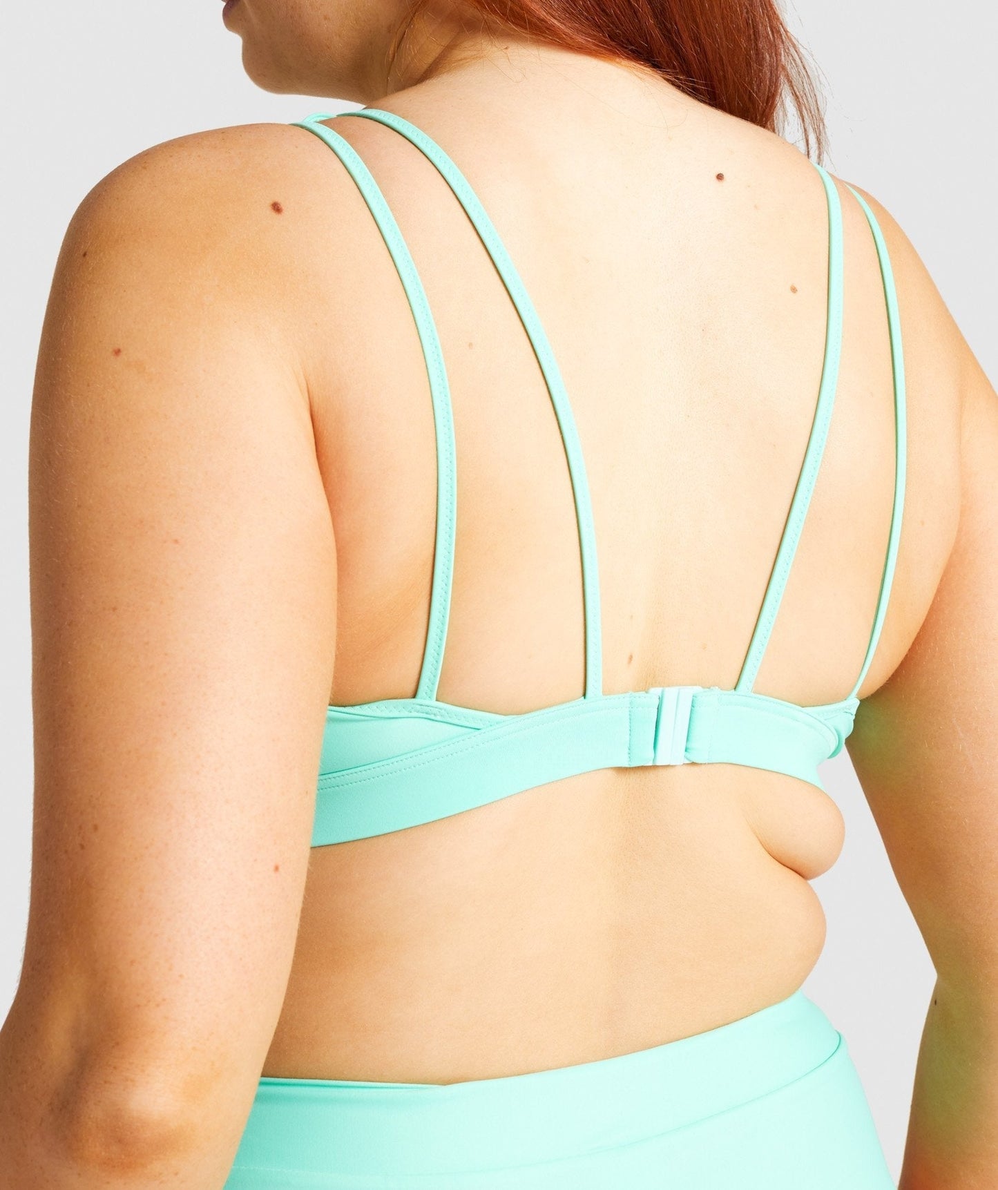 Gymshark High Rise Bikini Top - Turquoise
