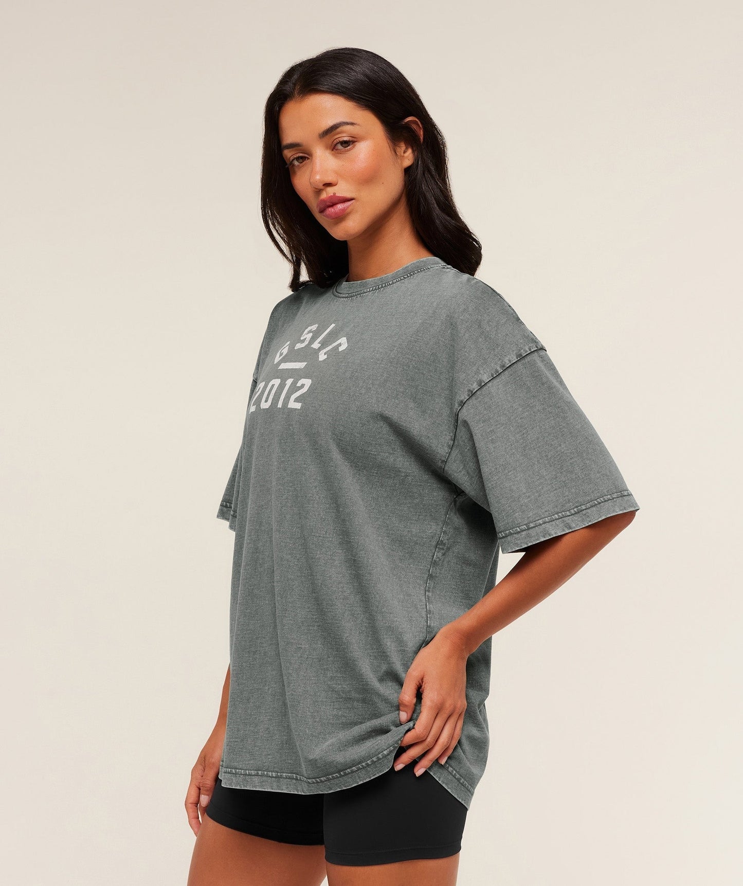 Gymshark Lifting Club 2012 Graphic Short Sleeve T-Shirt - Slate Teal/Wash