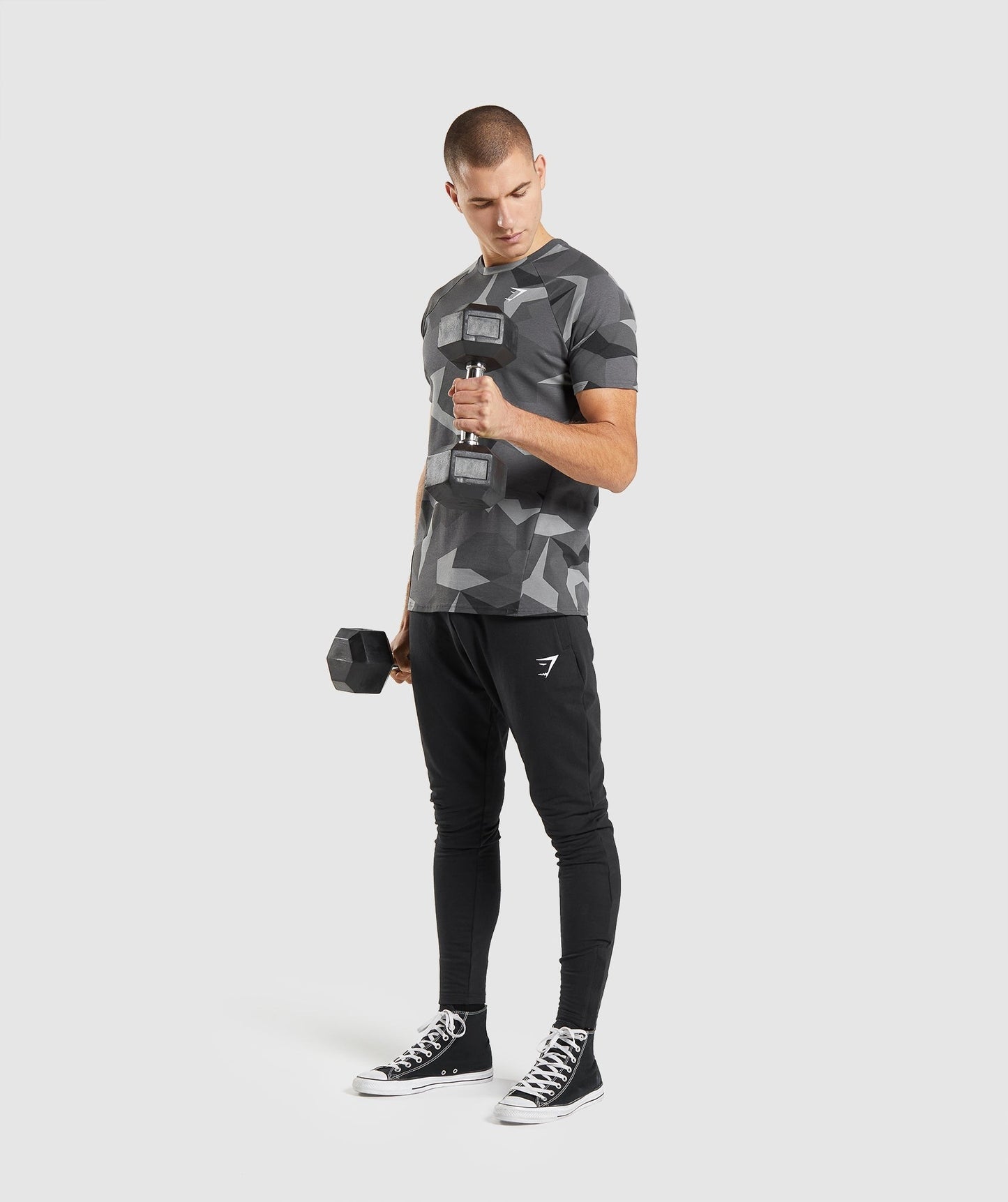 Gymshark Critical T-Shirt - Black Print