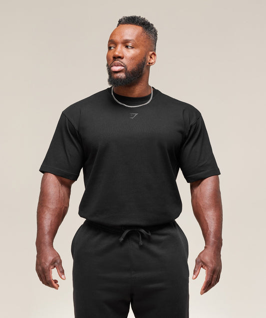 Gymshark Premium Power T Shirt - Black