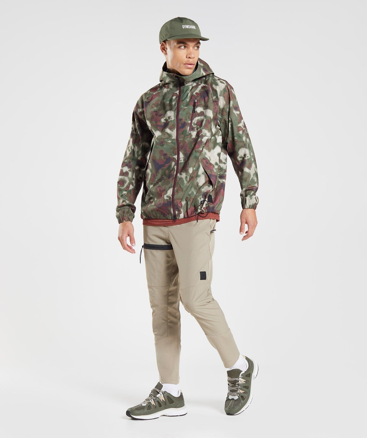Gymshark Retake Woven Joggers - Cement Brown