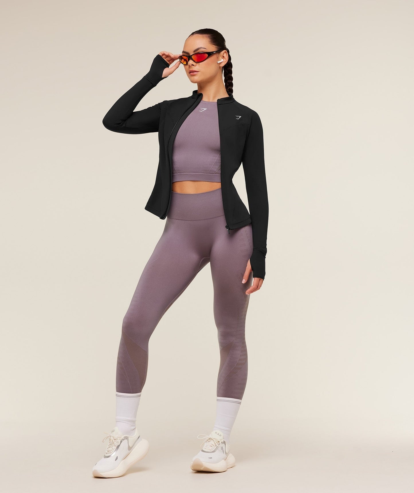 Gymshark Running Full Zip Jacket - Black