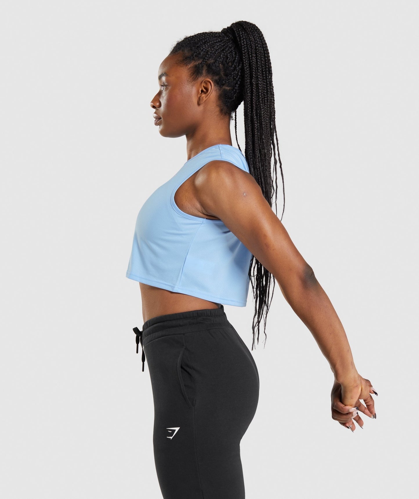Gymshark Training Crop Tank - Moonstone Blue