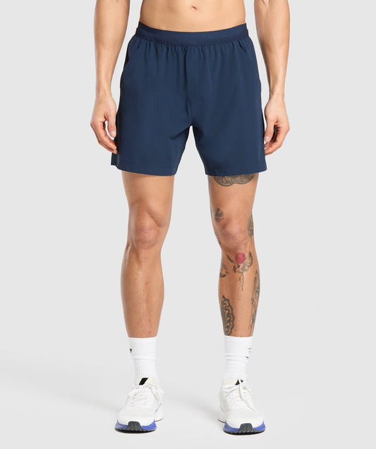 Gymshark Hybrid 6" Shorts - Navy