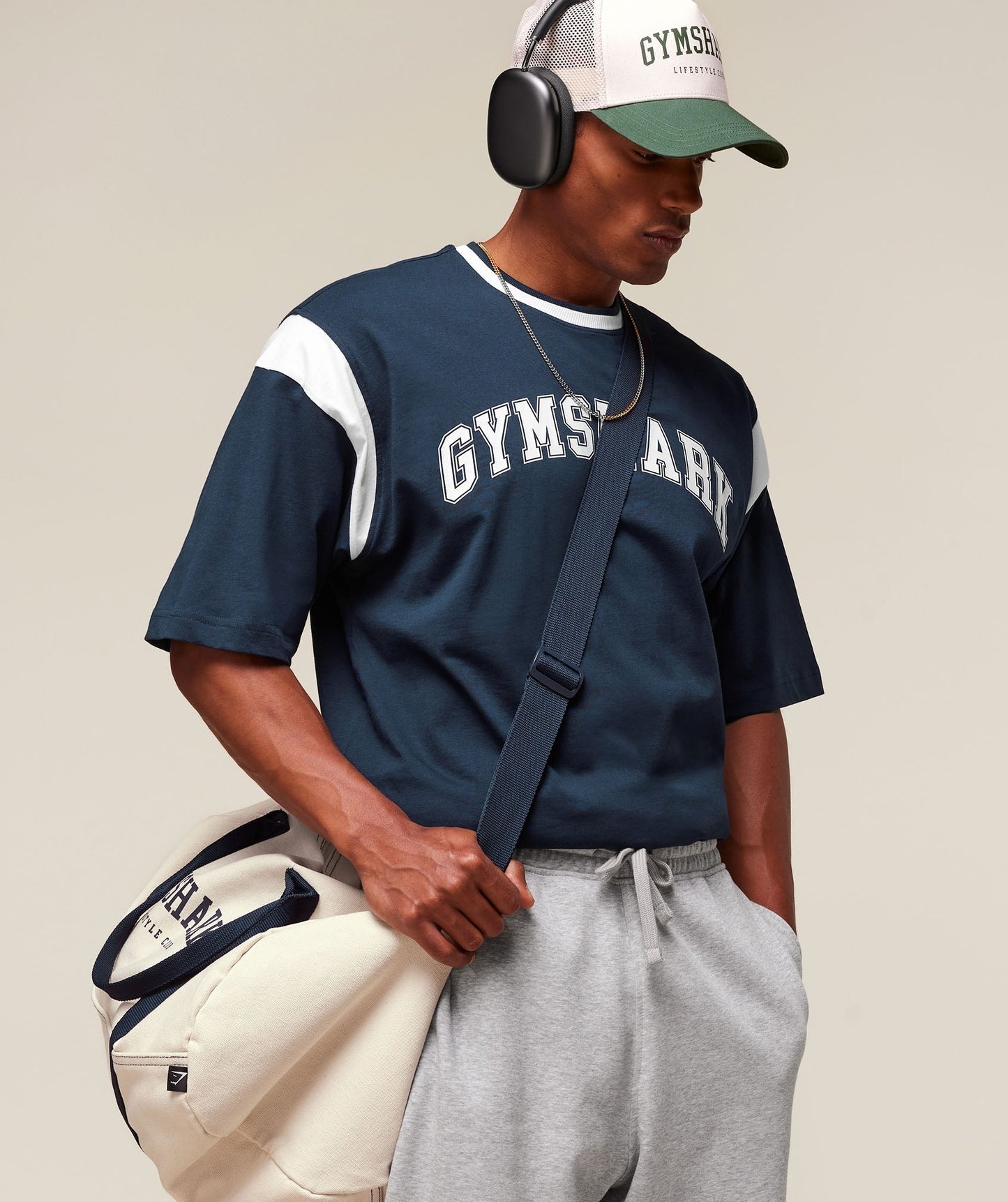 Gymshark GSLC Oversized T-Shirt - Navy
