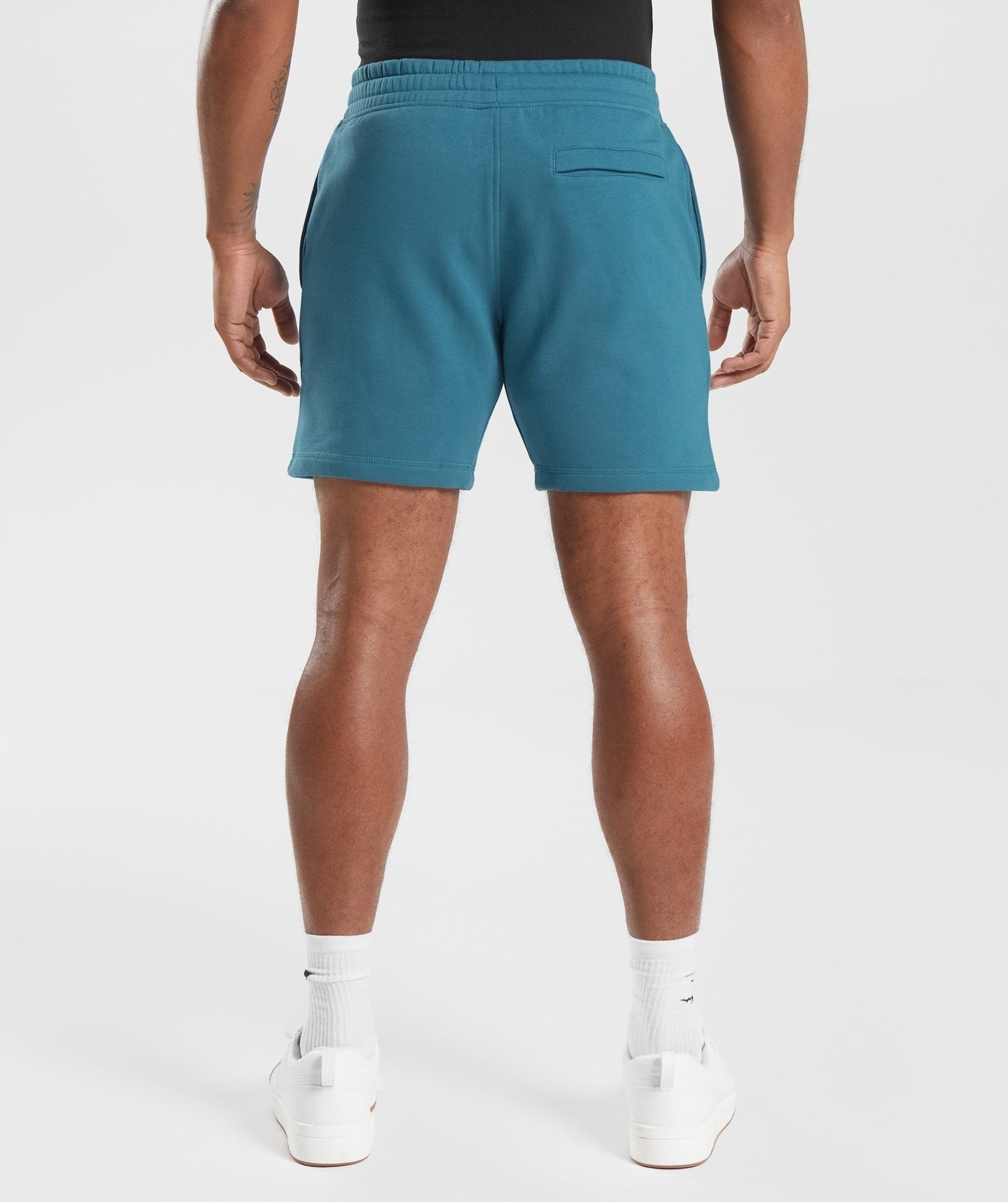 Gymshark Crest 7" Shorts - Terrace Blue