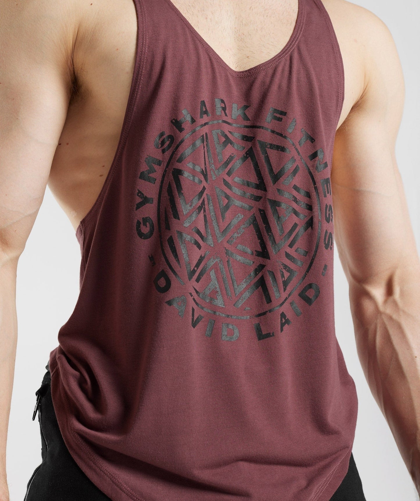 Gymshark GS x David Laid Stringer - Magenta Brown