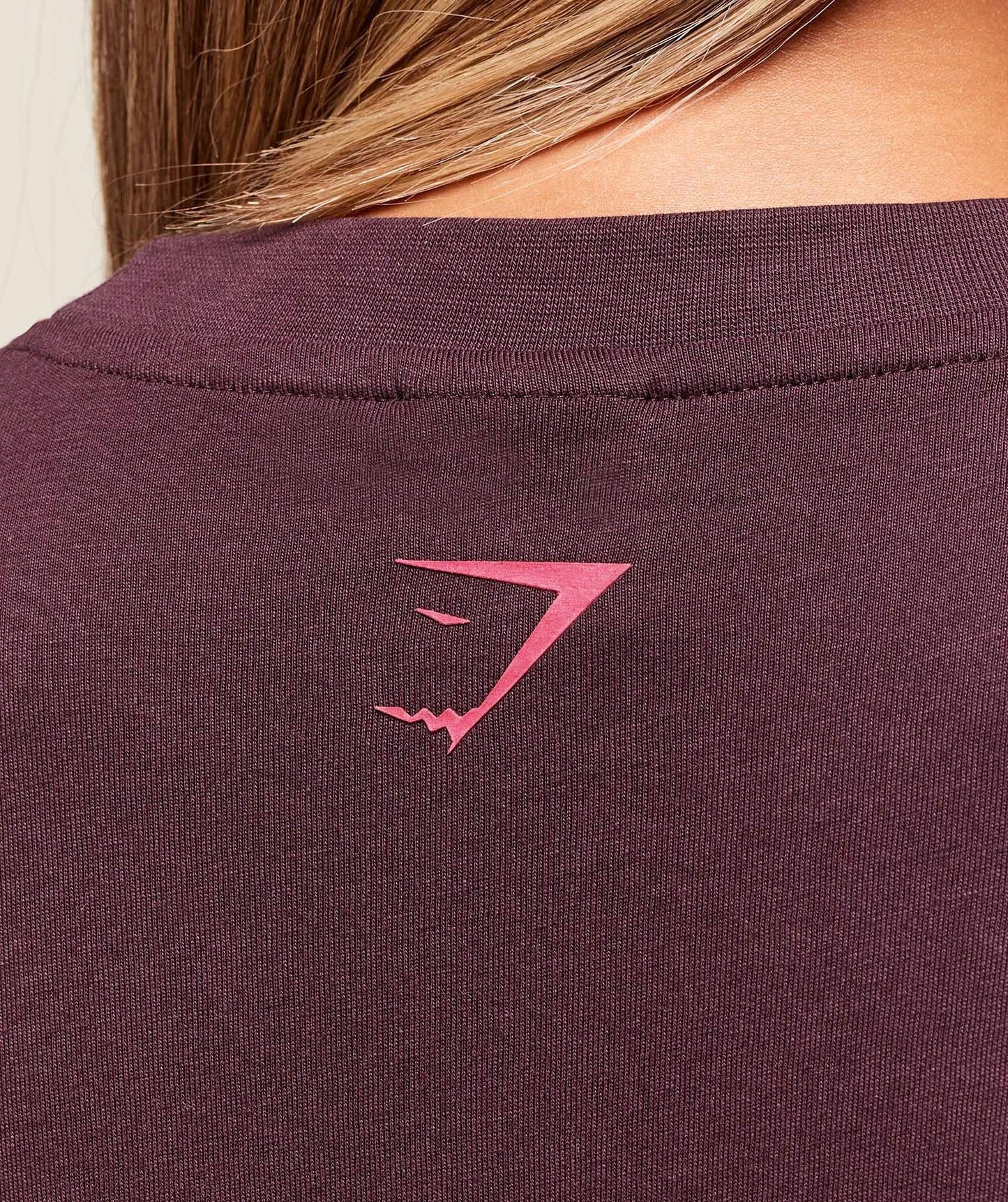 Gymshark Block Oversized T-Shirt - Cherry Purple