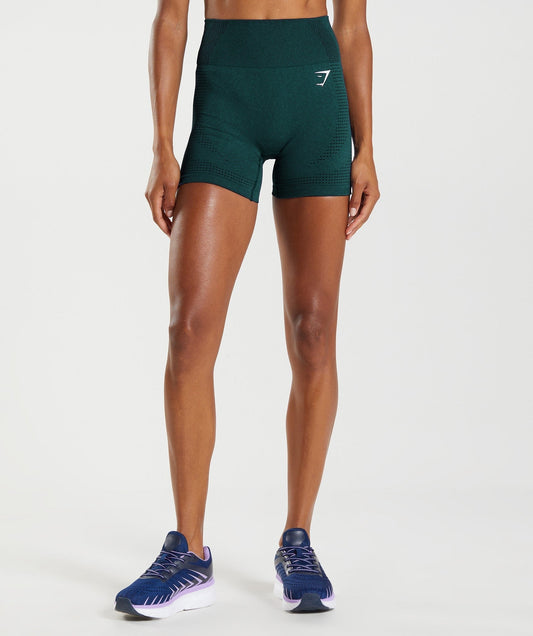 Gymshark Vital Seamless Shorts - Deep Teal Marl