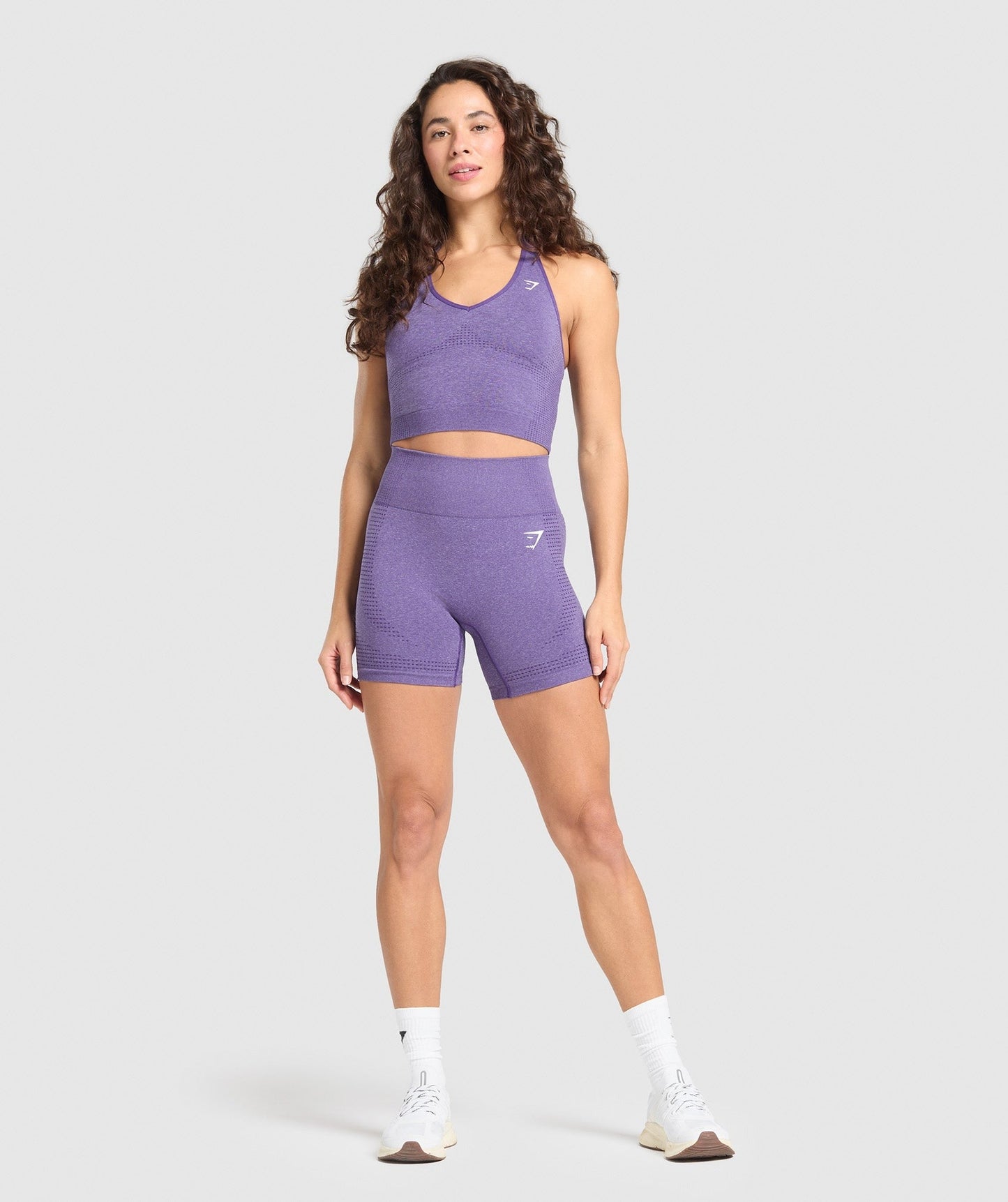 Gymshark Vital Seamless Shorts - Functional Purple Marl