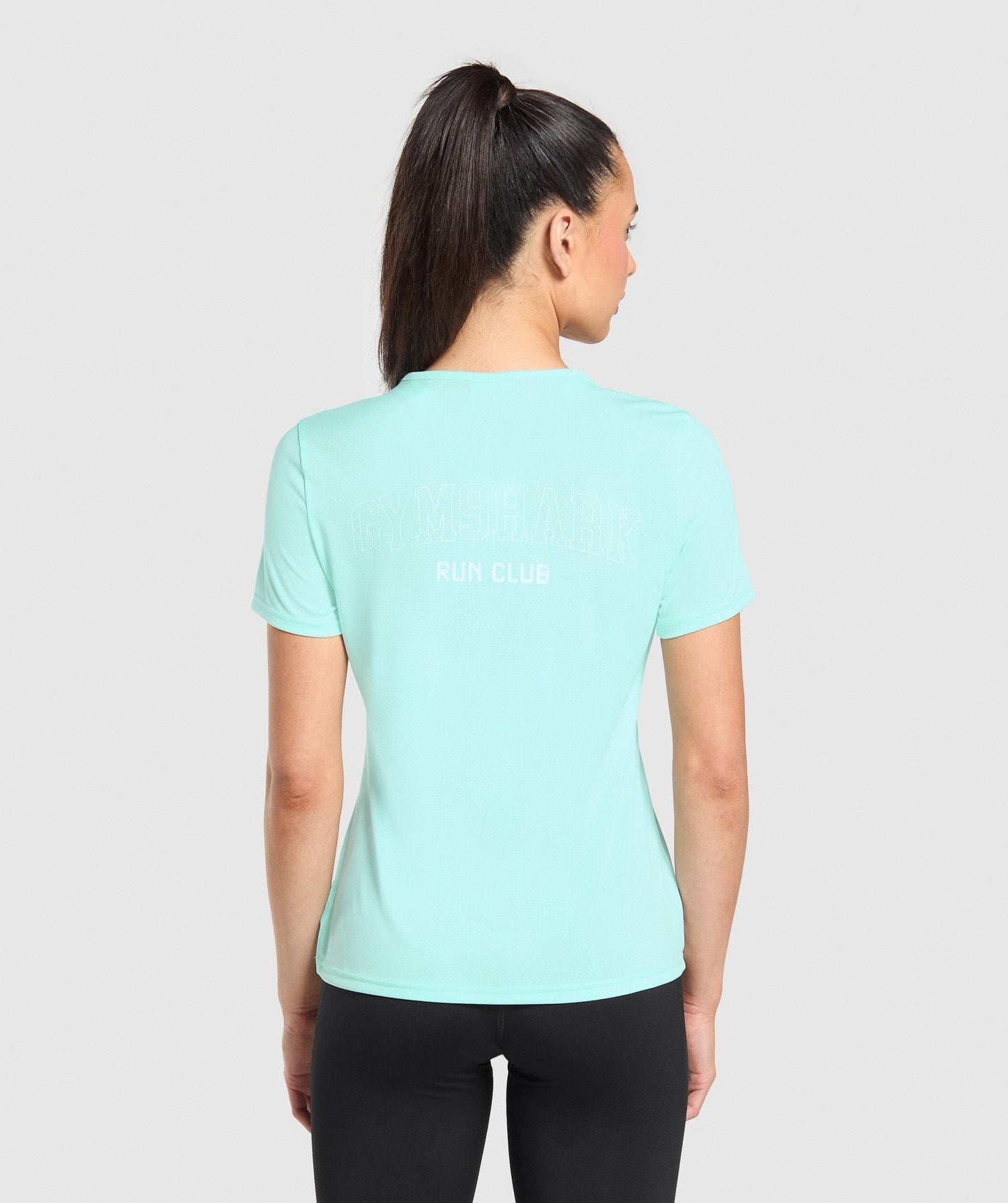 Gymshark Run Club Graphic T-Shirt - Pop Turquoise