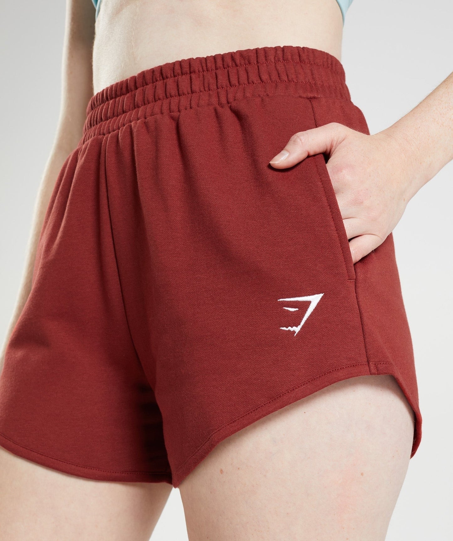 Gymshark Training Sweat Shorts - Rosewood Red