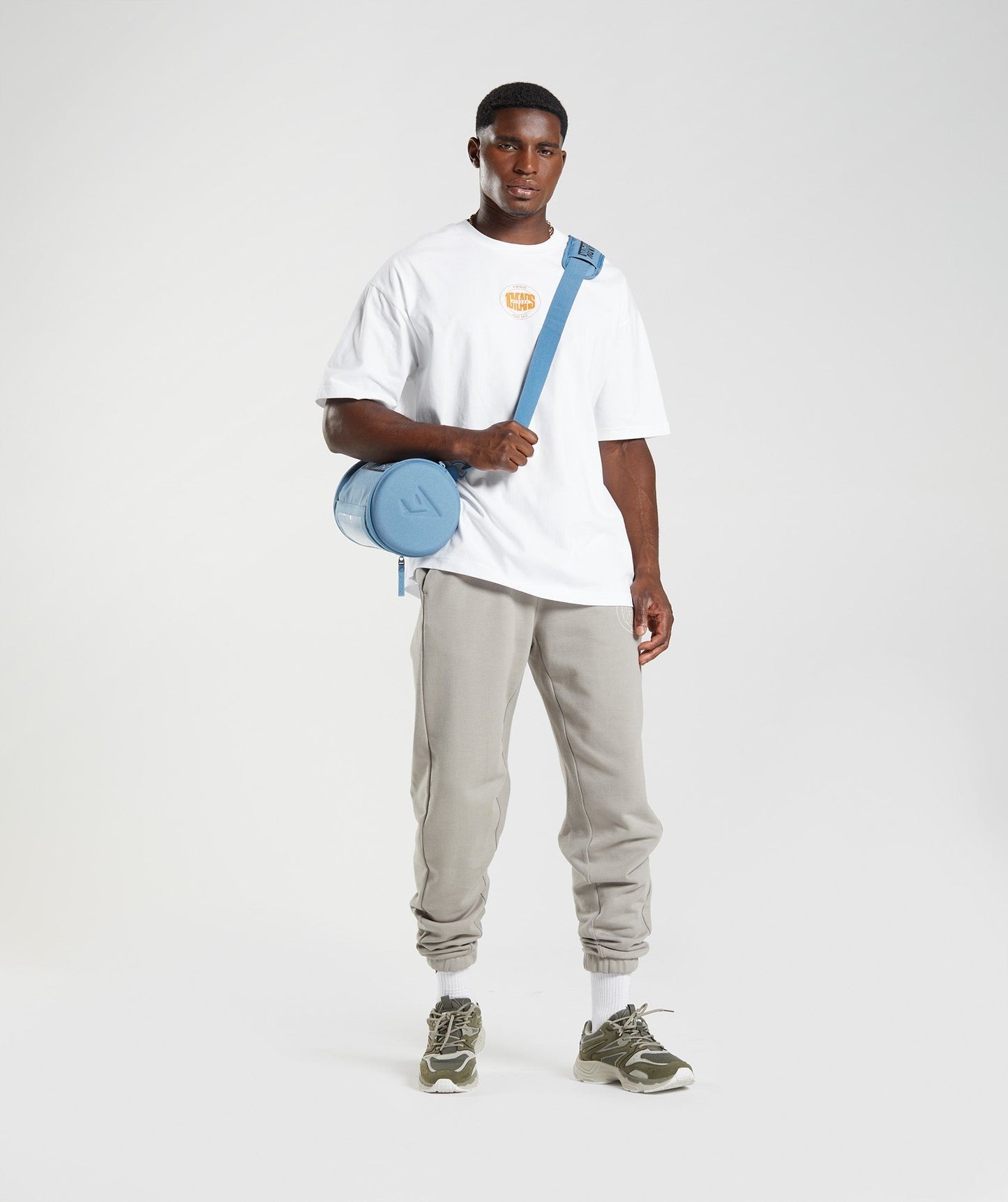 Gymshark GS10 Year Oversized T-Shirt - White