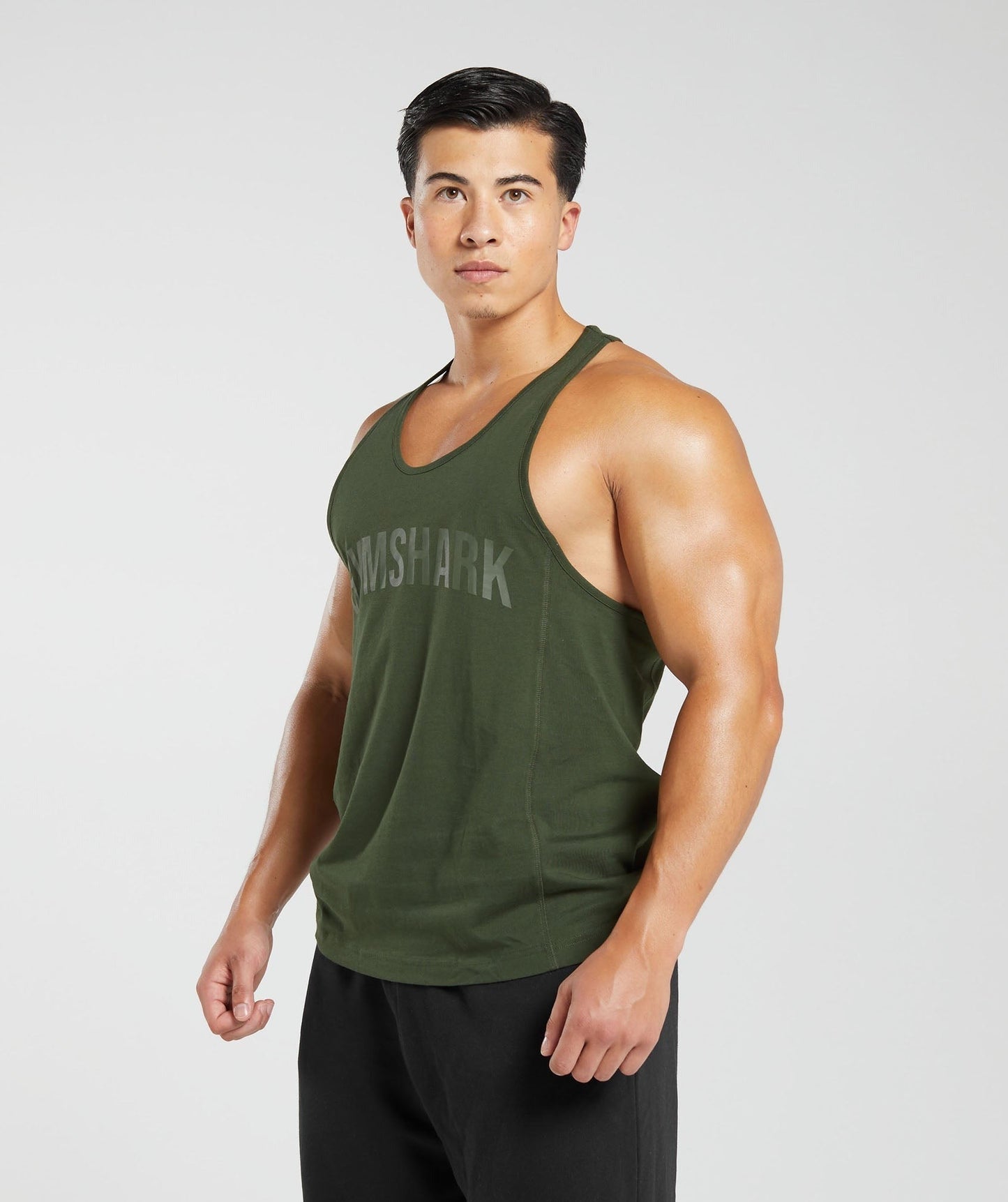 Gymshark Power Stringer - Moss Olive
