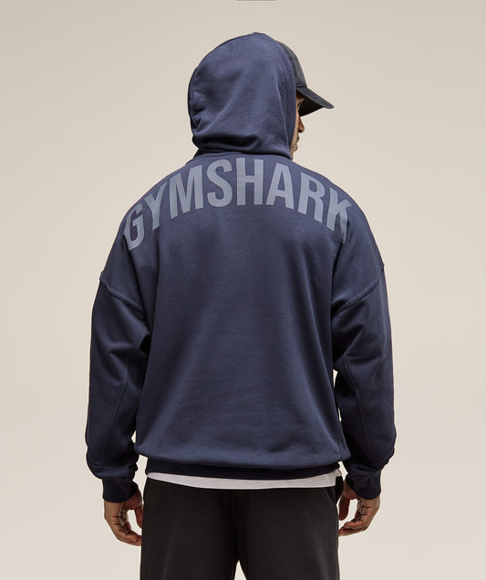 Gymshark Power Hoodie - Heavy Blue