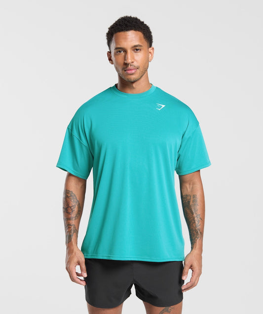 Gymshark Arrival Oversized T-Shirt - Jewel Teal