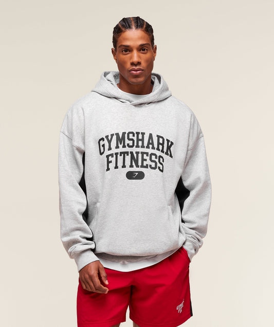 Gymshark Campus Hoodie - Light Grey Core Marl