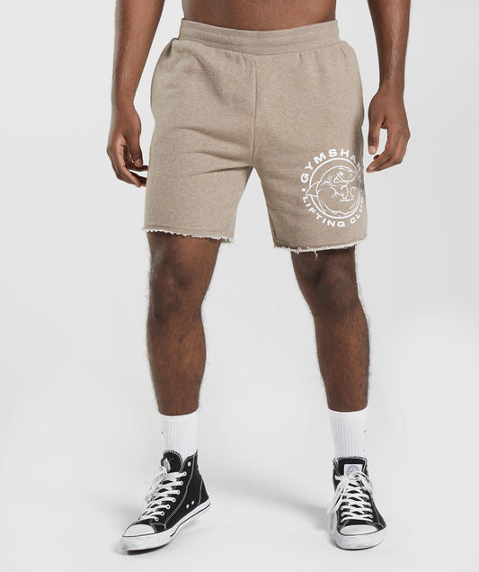 Gymshark Legacy Shorts - Limestone Marl
