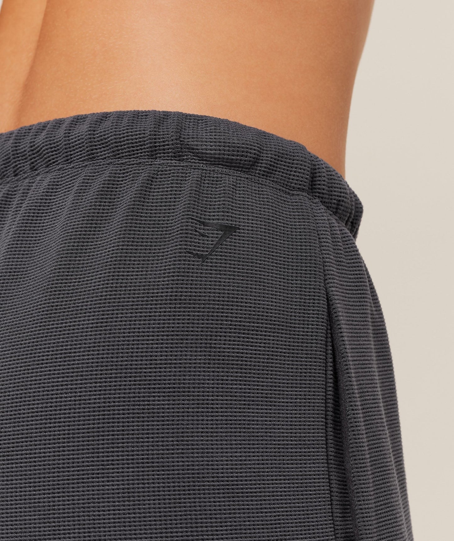 Gymshark Waffle Wide Leg Pants - Grey
