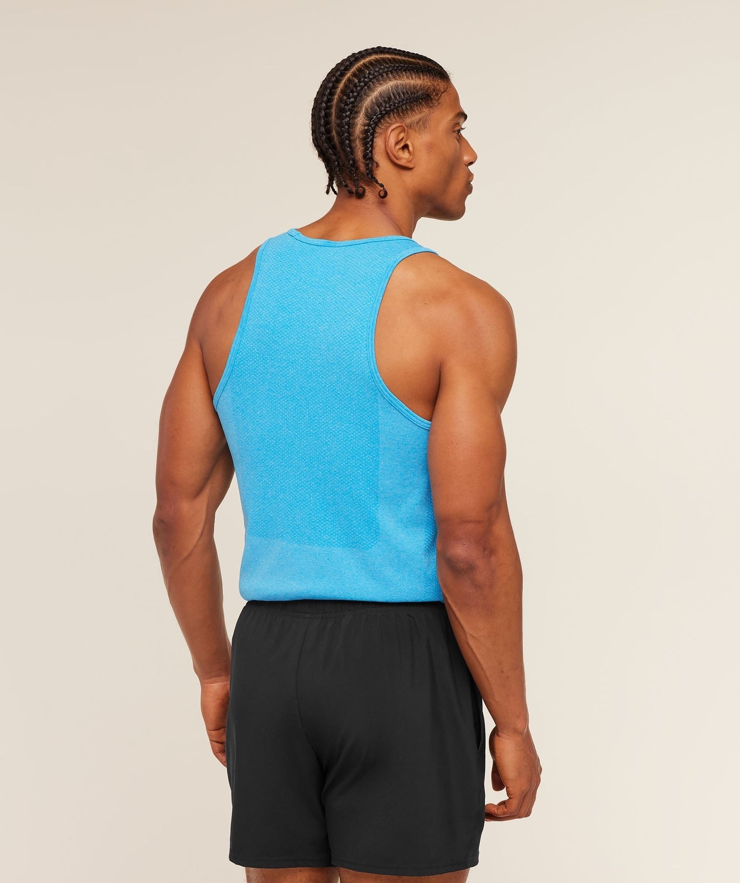 Gymshark Vital Tank - White/Brand Blue