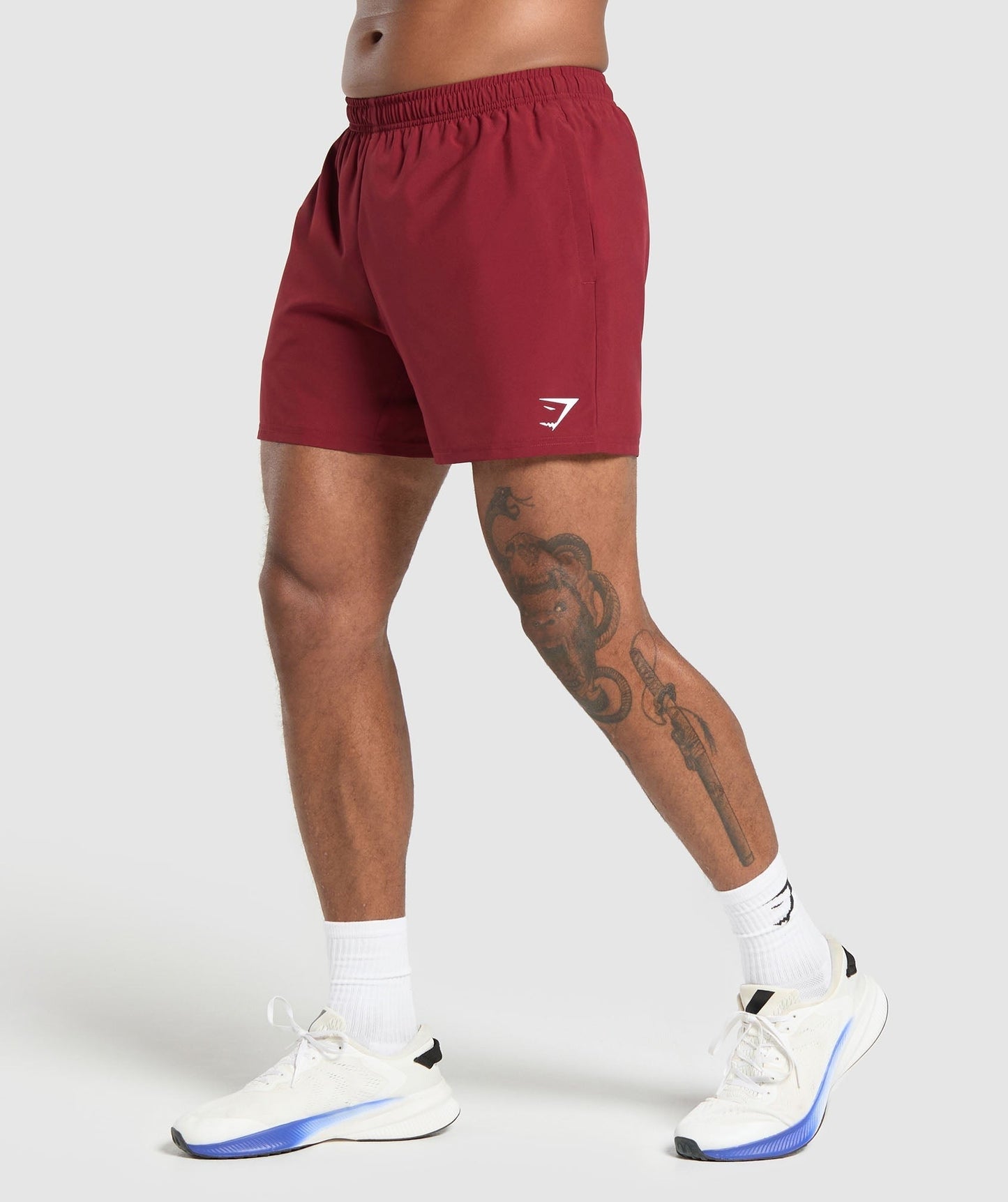 Gymshark Arrival 5" Shorts - Sets Red