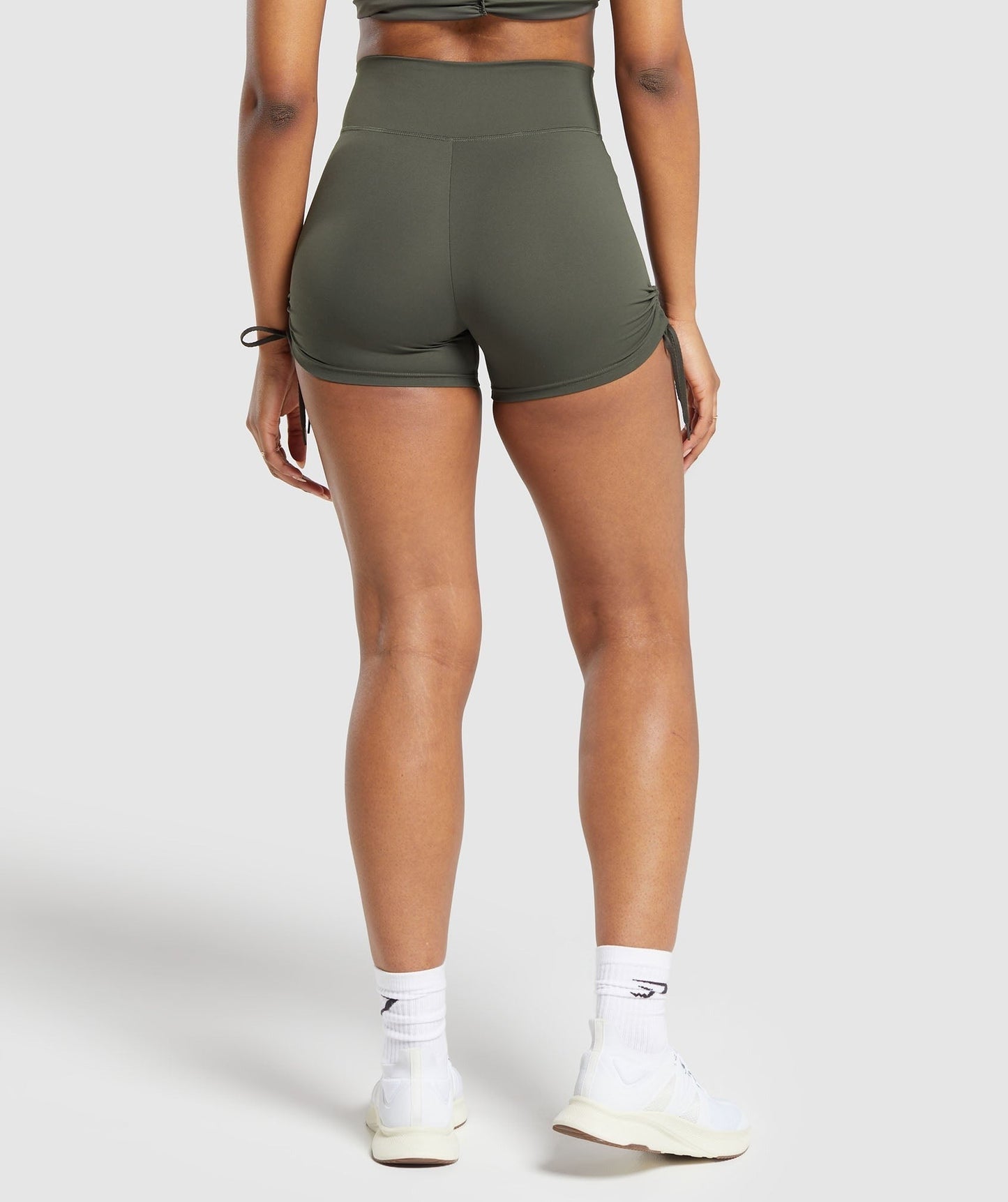 Gymshark Ruche Shorts - Strength Green
