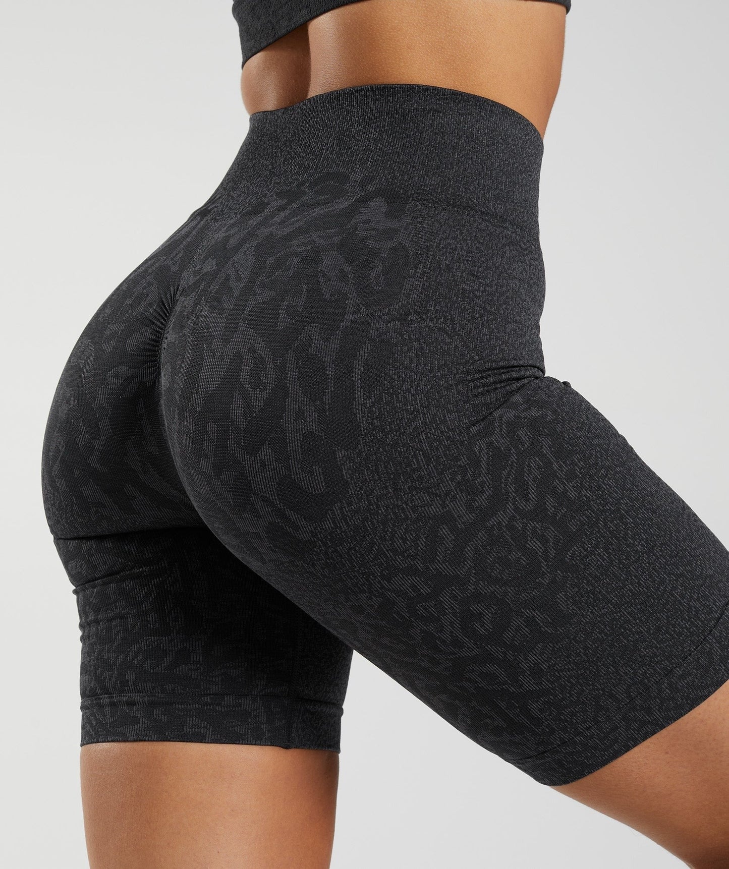 Gymshark Adapt Animal Seamless Cycling Shorts - Reef | Black