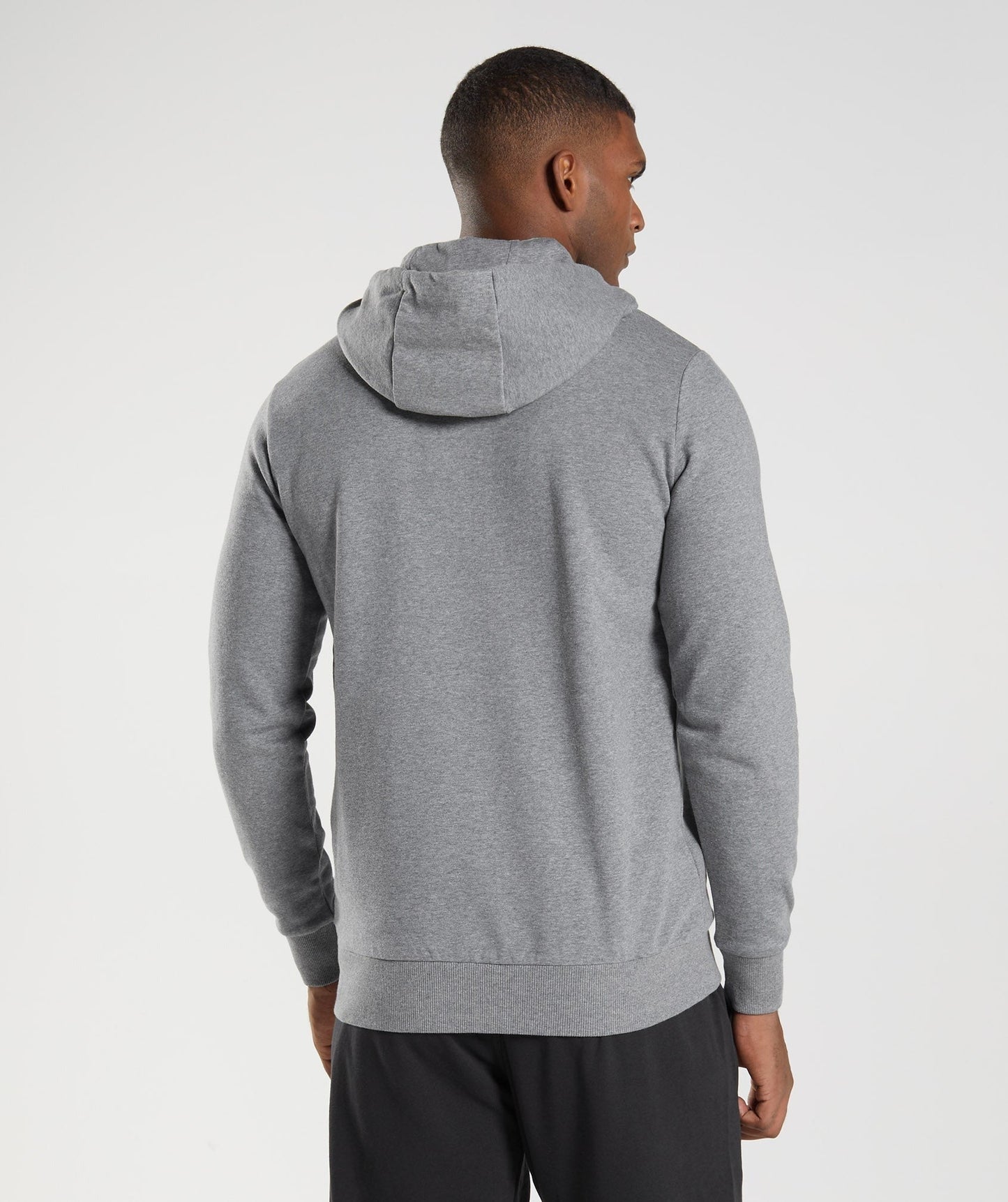 Gymshark Sharkhead Infill Hoodie - Charcoal Grey Marl