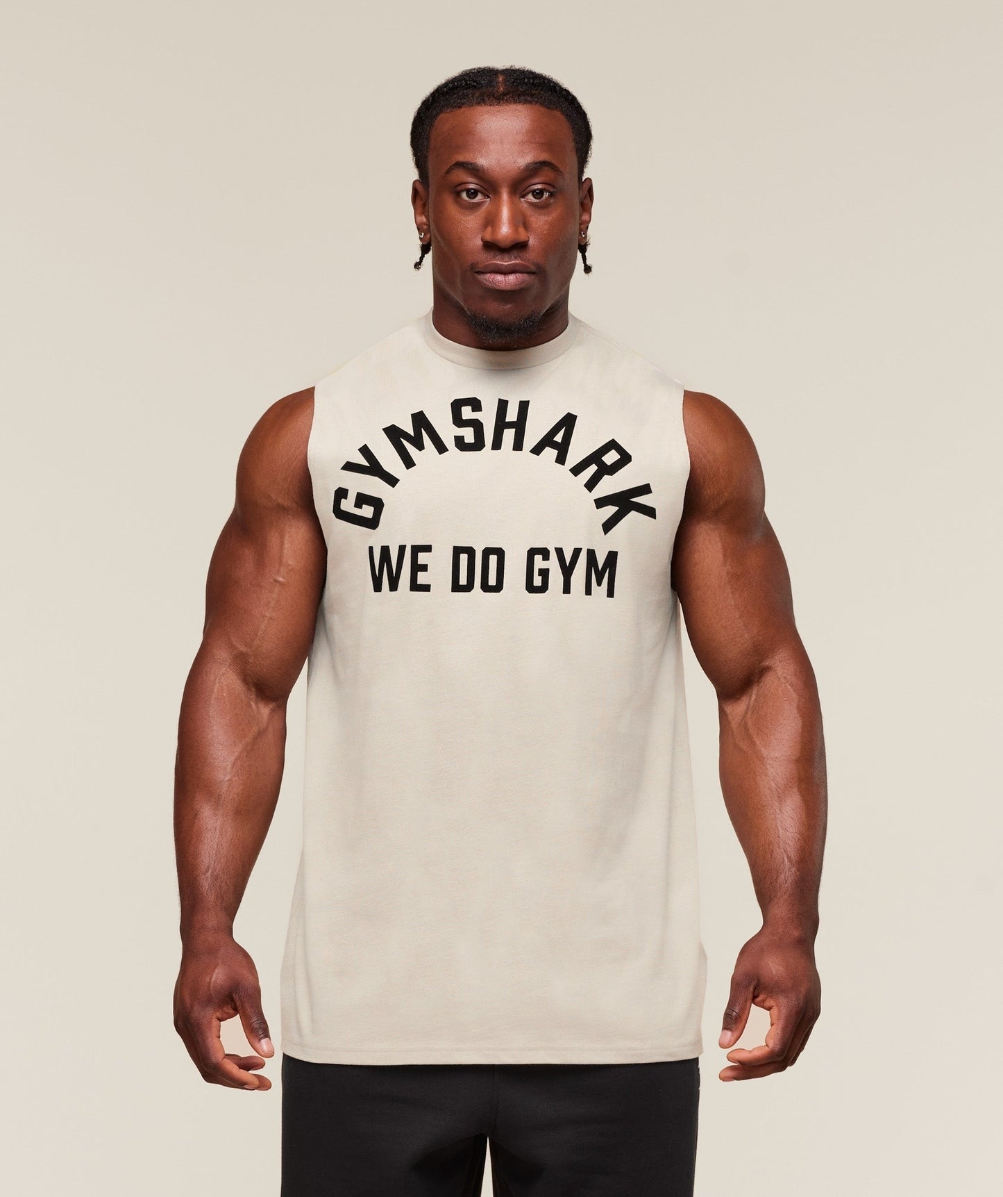 Gymshark We Do Gym Tank - Pebble Grey