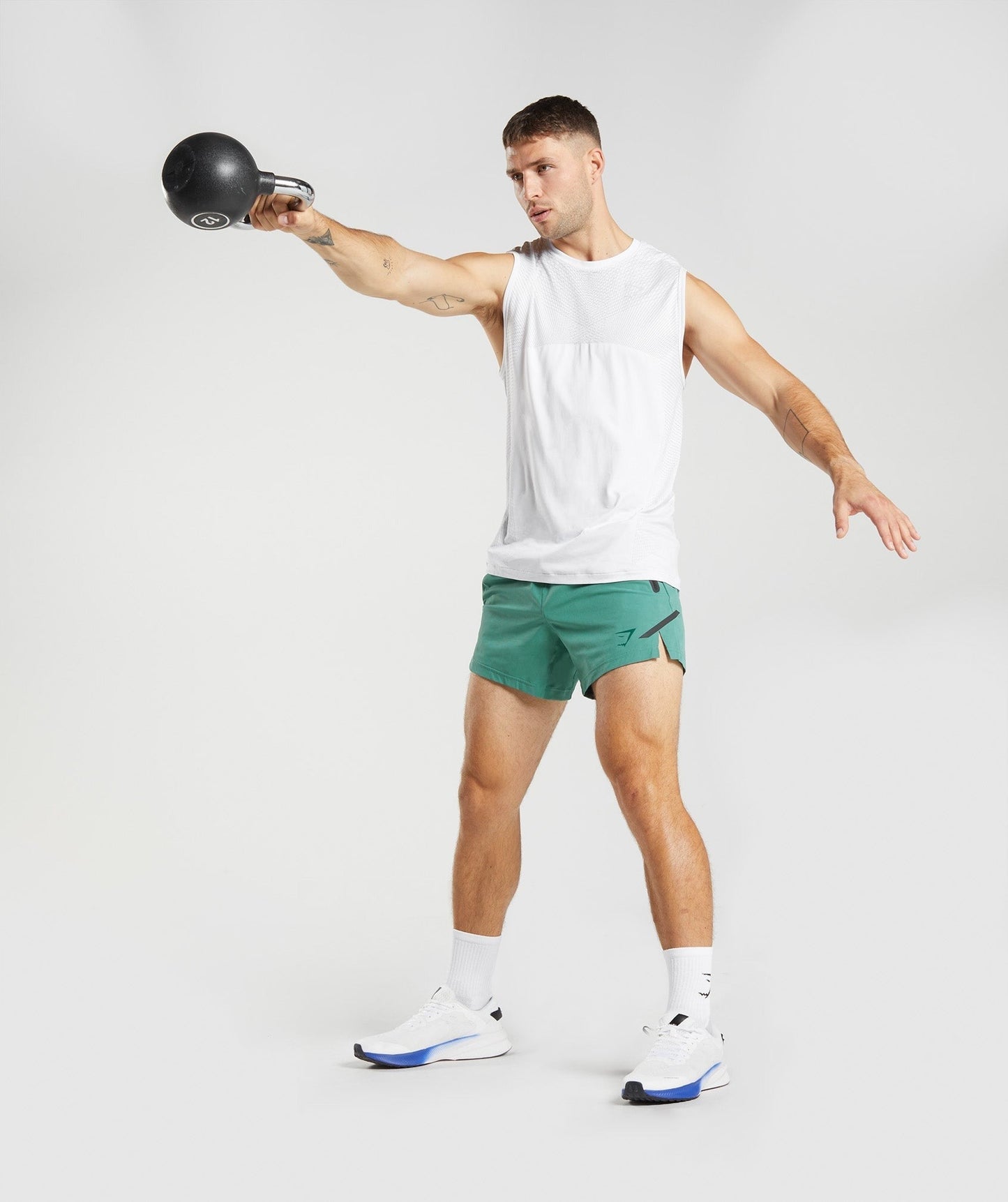 Gymshark Apex 5" Perform Shorts - Hoya Green